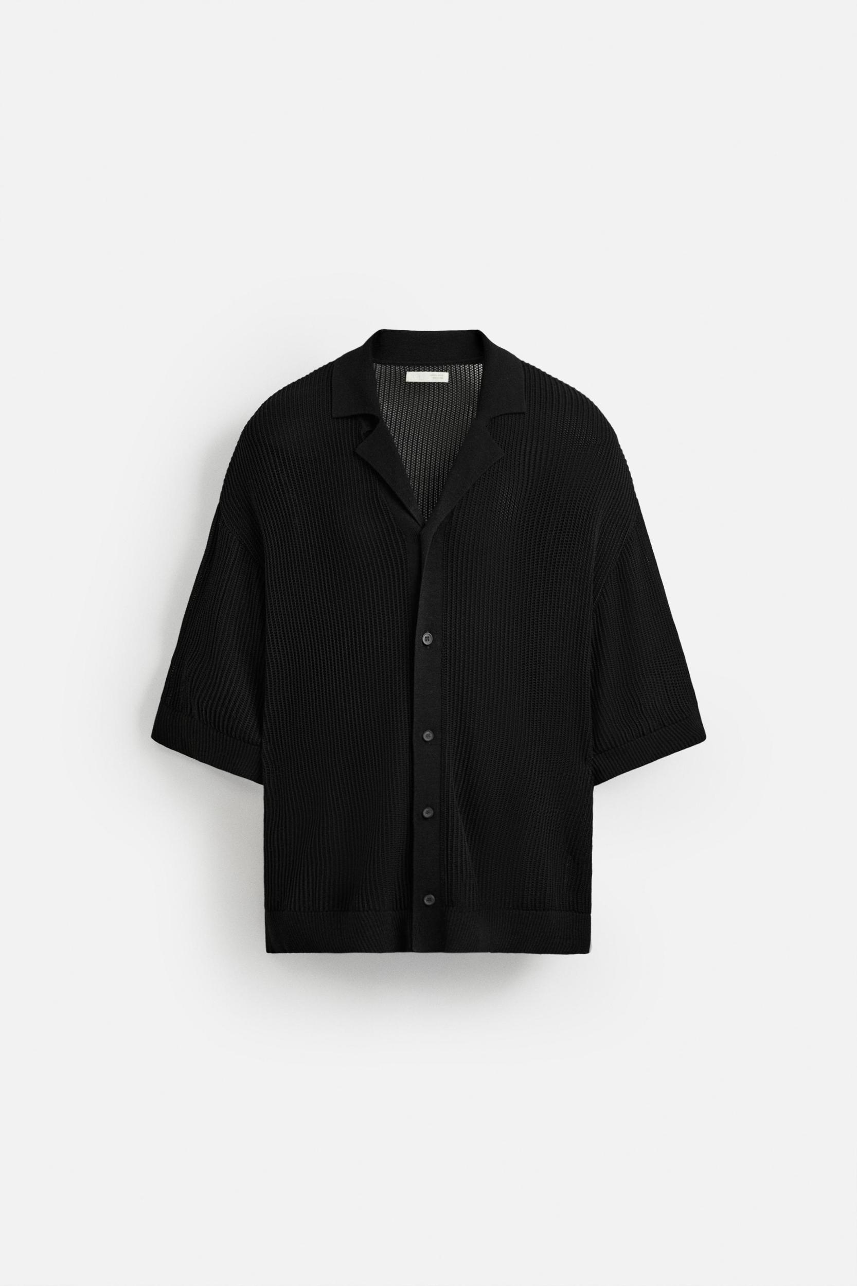 OPEN KNIT SHIRT Product Image