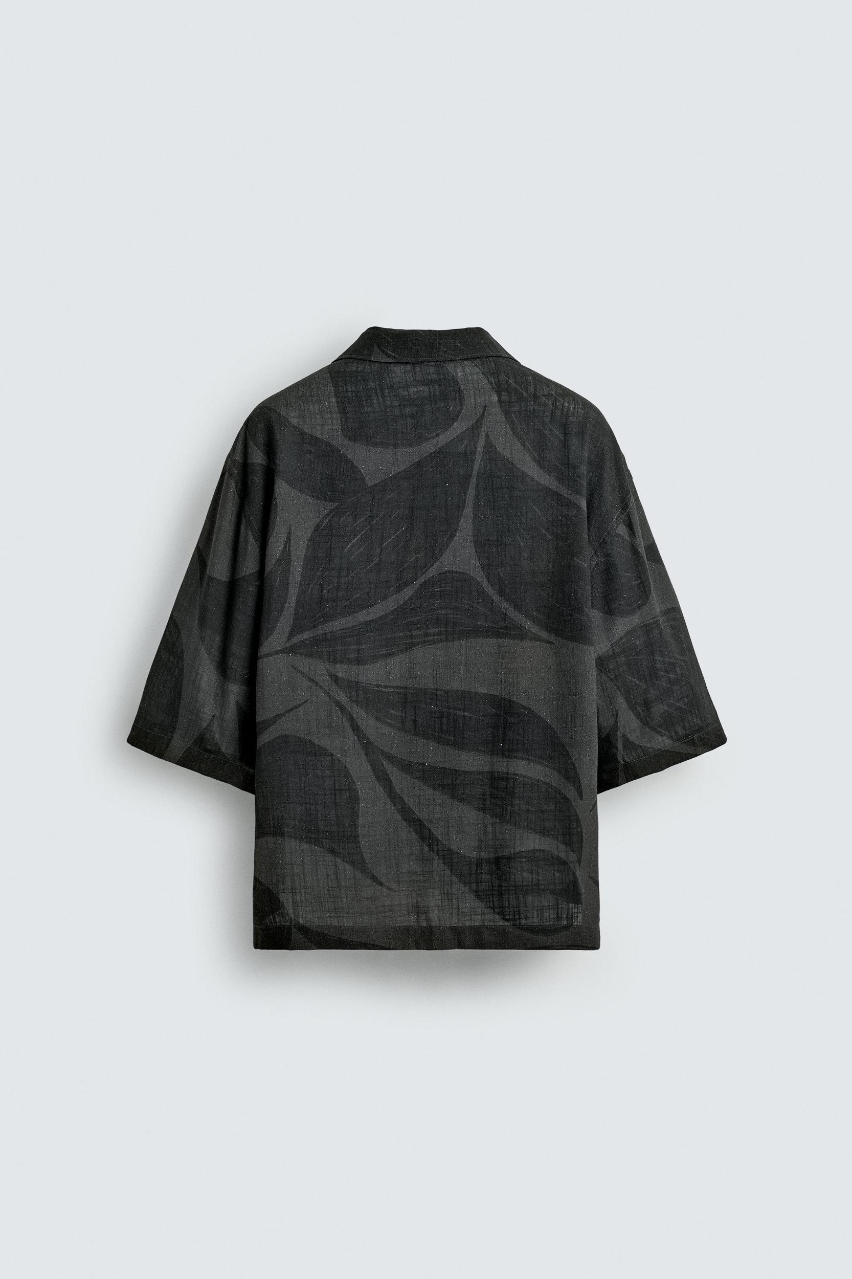 VISCOSE-LINEN SHIRT Product Image