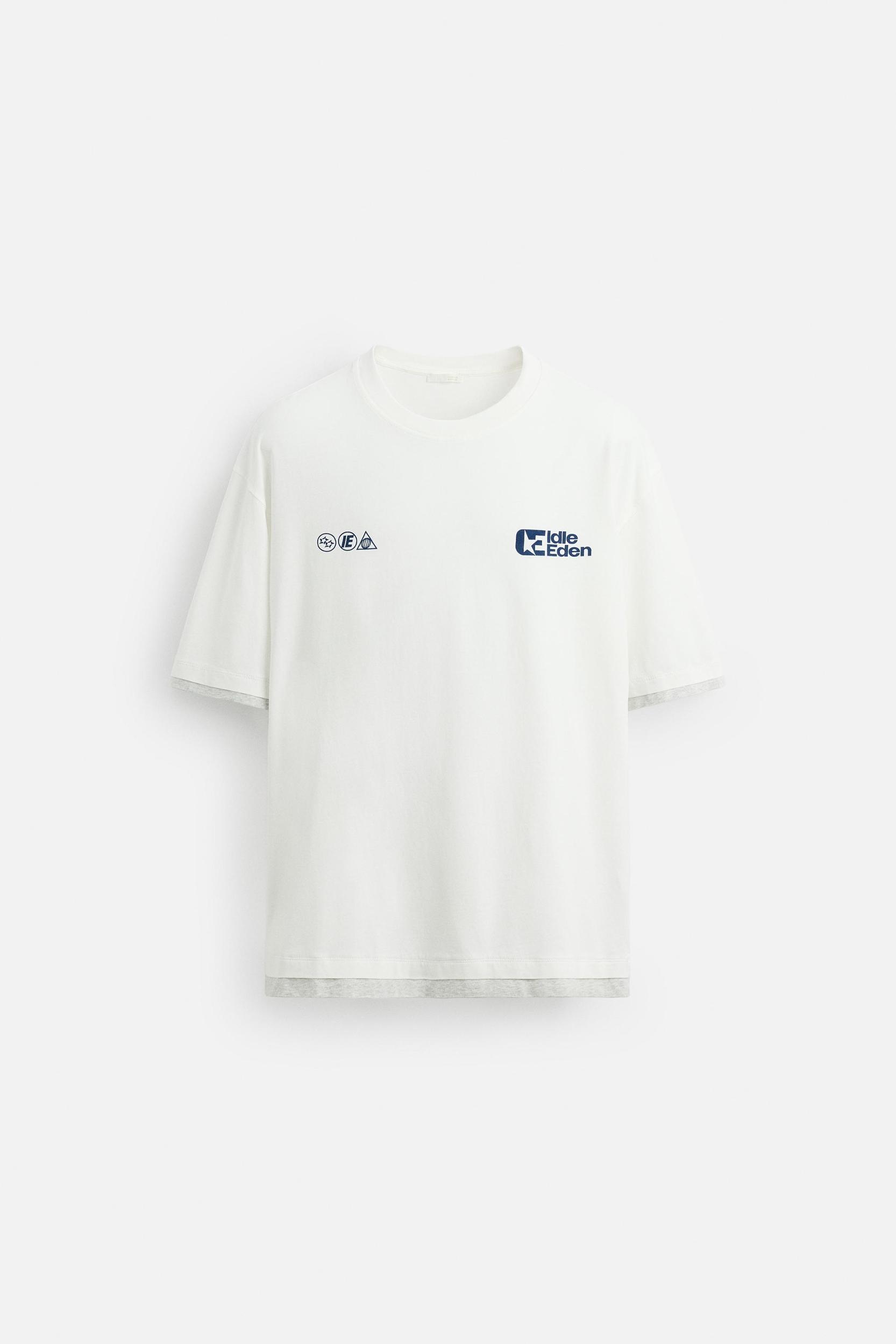 TEXT PRINT T-SHIRT Product Image