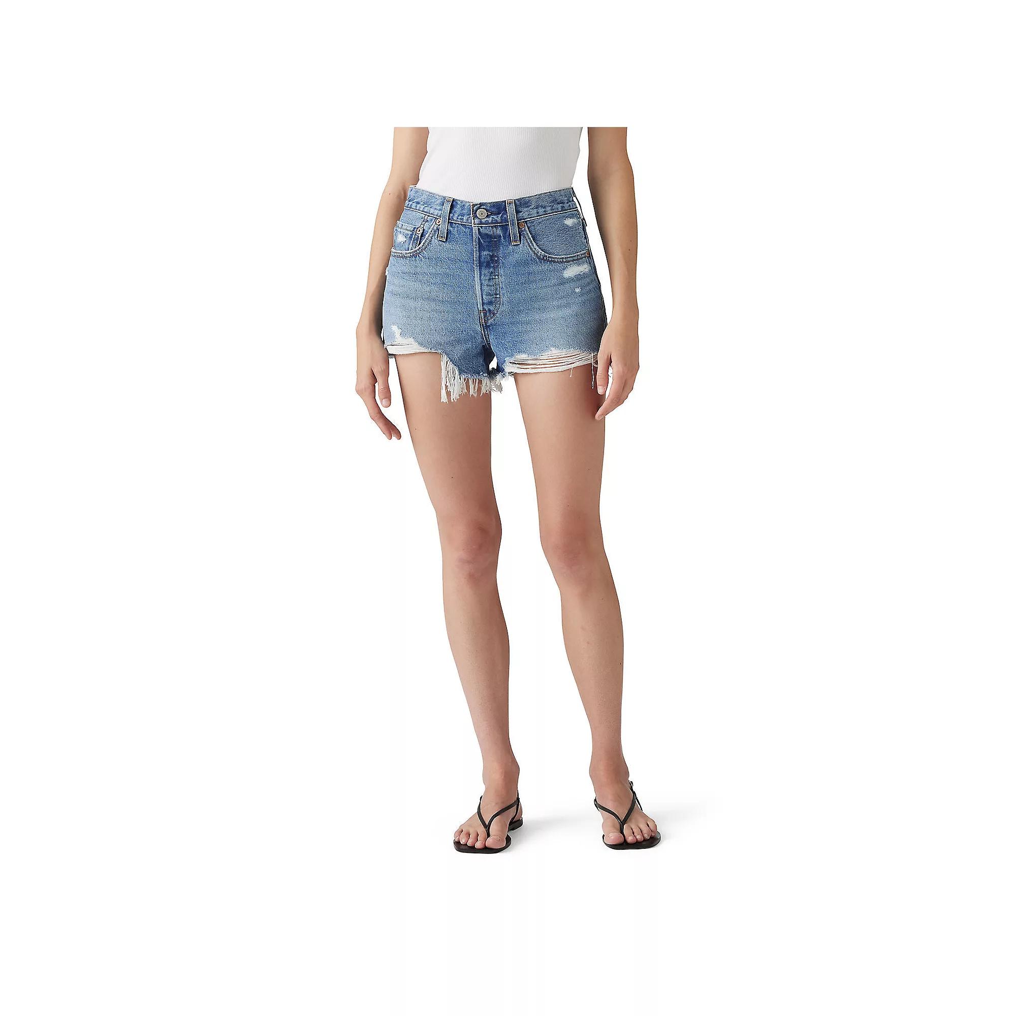 Women's Levi's® 501™ Original Jean Shorts, Size: 32(US 14)Medium, Blow Big Horns Product Image