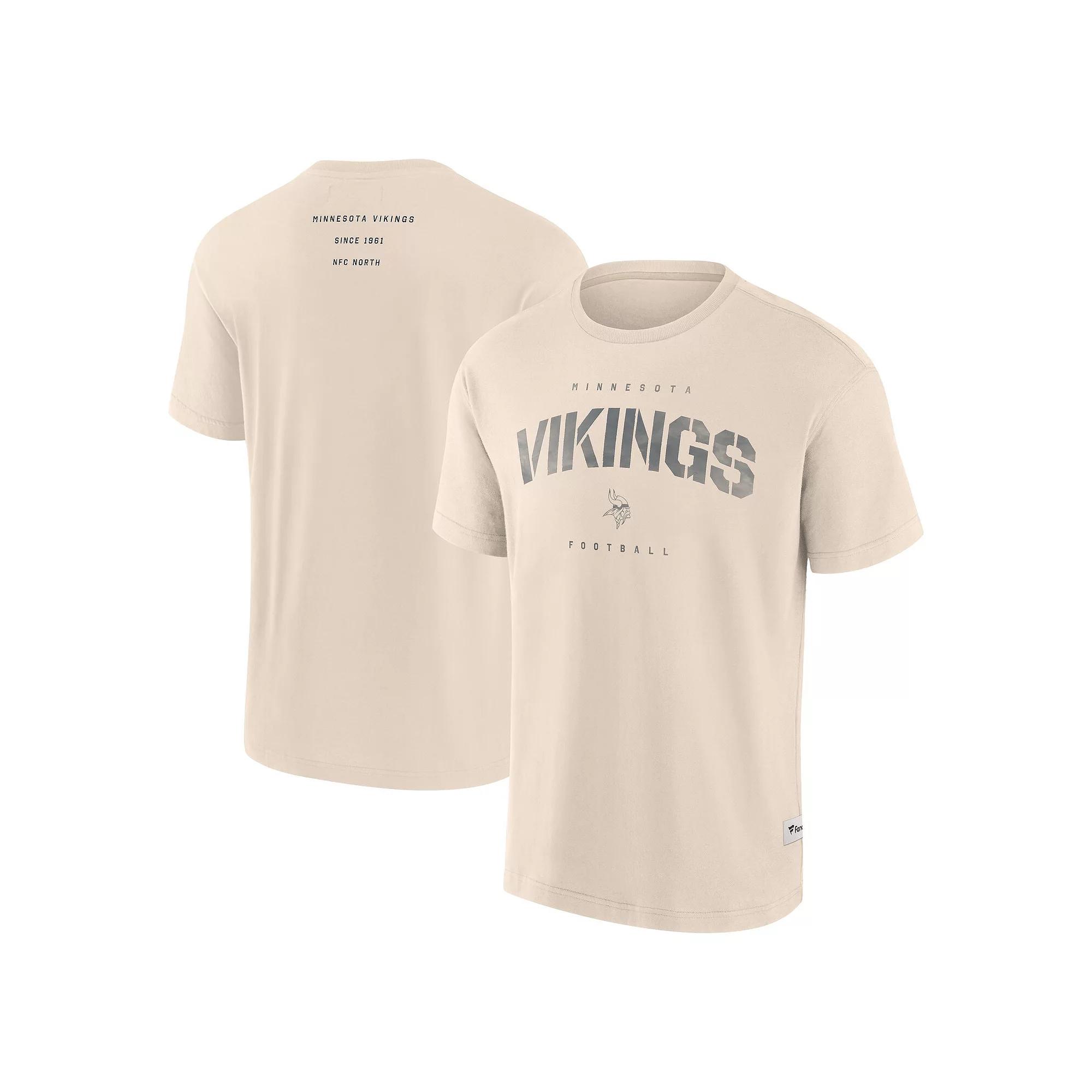 Men's Fanatics Cream Minnesota Vikings Elements Future Ground T-Shirt, Size: 5XL, Beige Product Image