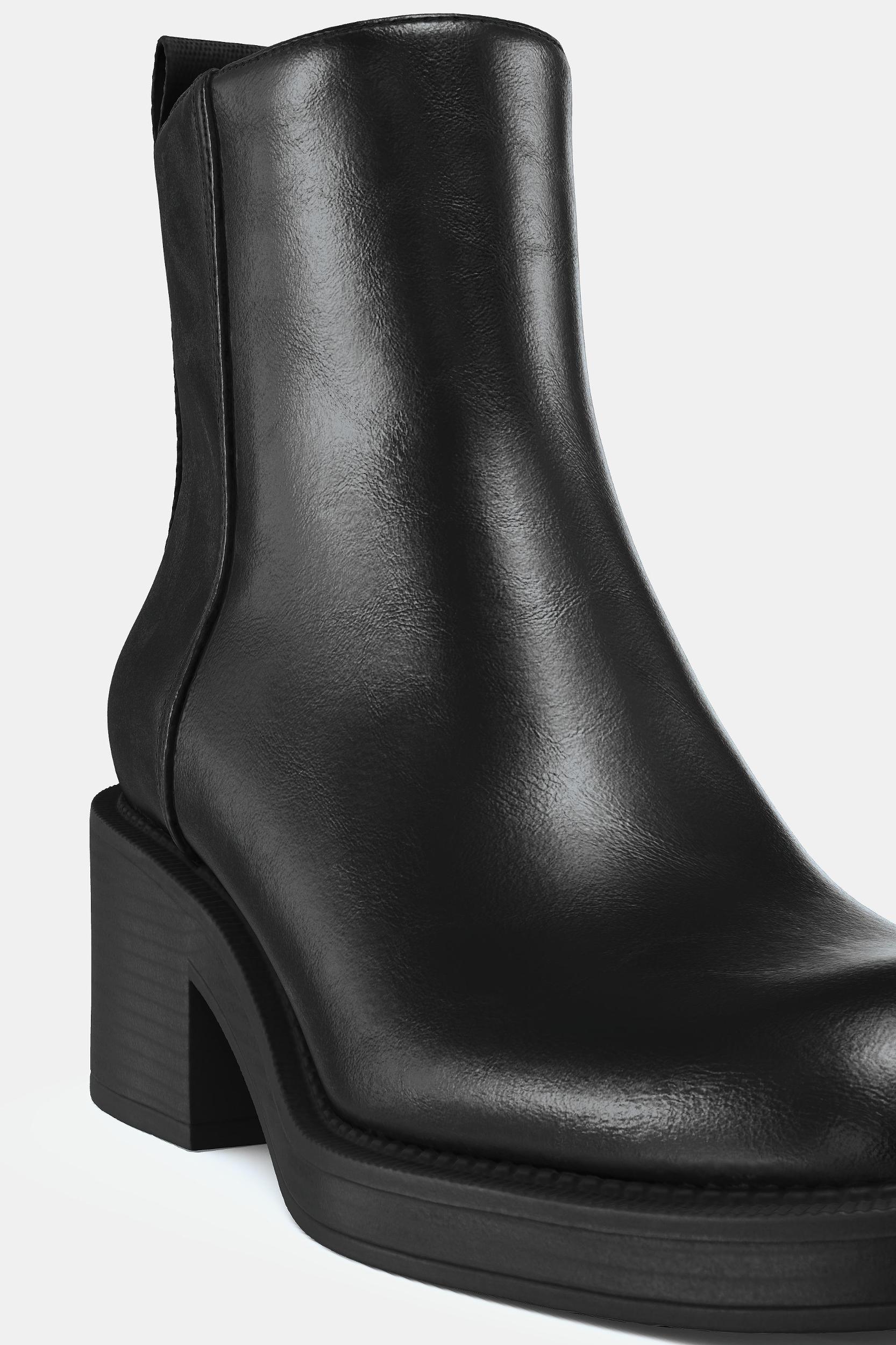 BLOCK HEEL ANKLE BOOTS Product Image