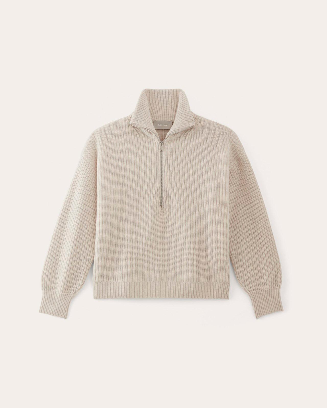 Womens Half-Zip Sweater in Luxe Merino by Everlane Product Image
