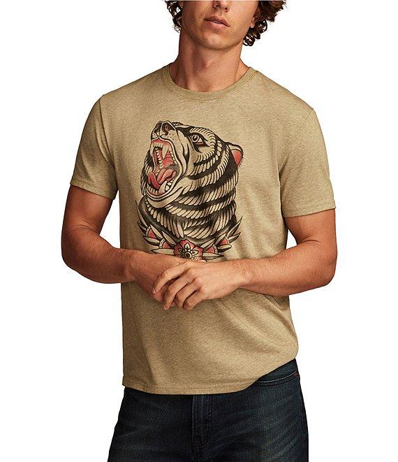 Lucky Brand Tattoo Bear Short Sleeve Graphic T-Shirt Product Image