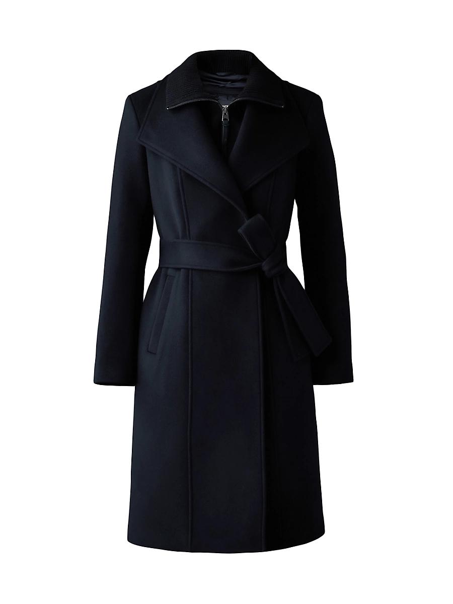 Womens Norita 2-In-1 Double Face Wool Coat Product Image