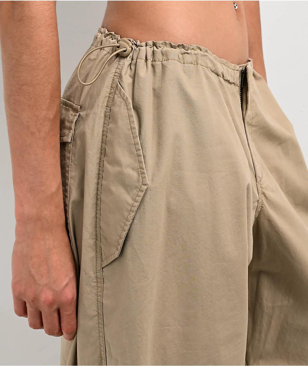 Empyre Lola Tan Parachute Pants Product Image