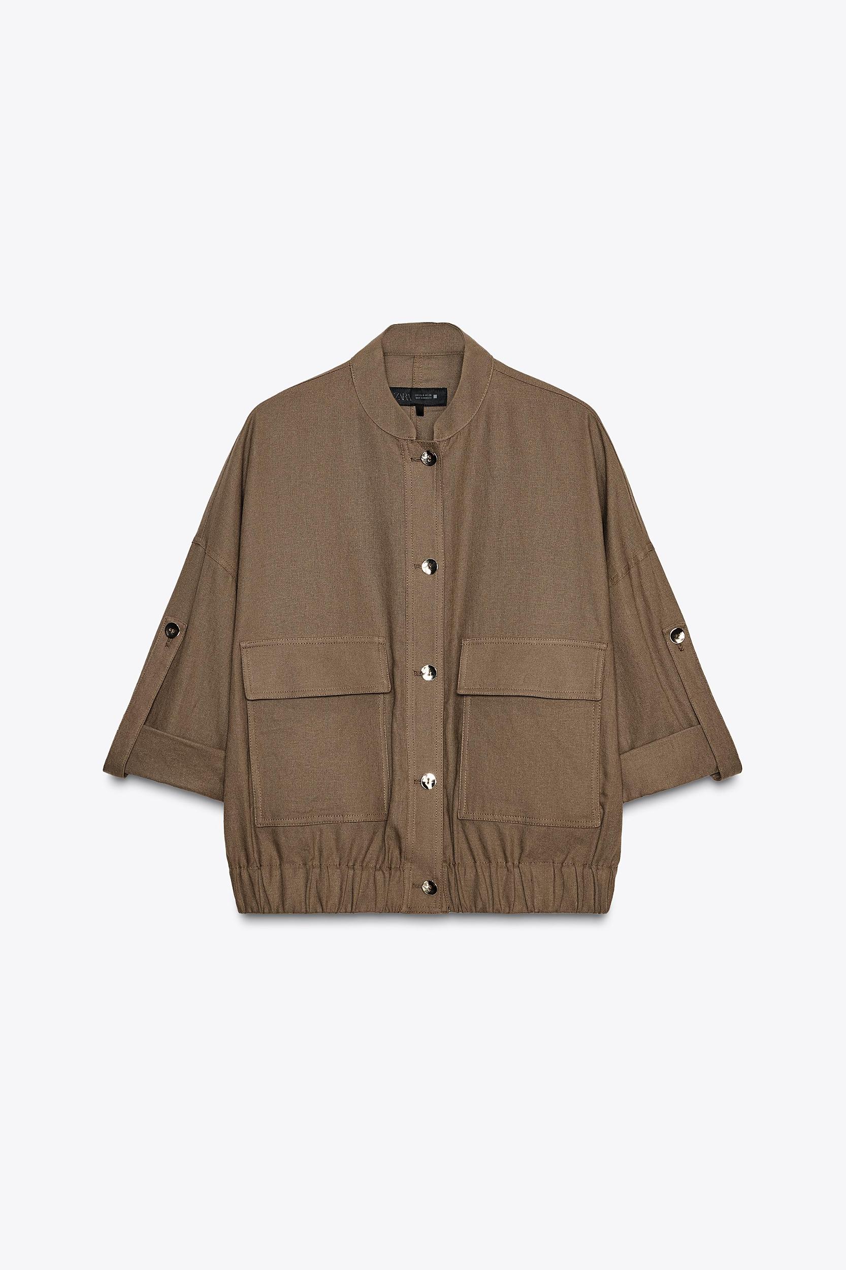 LINEN FULL SLEEVE JACKET Product Image