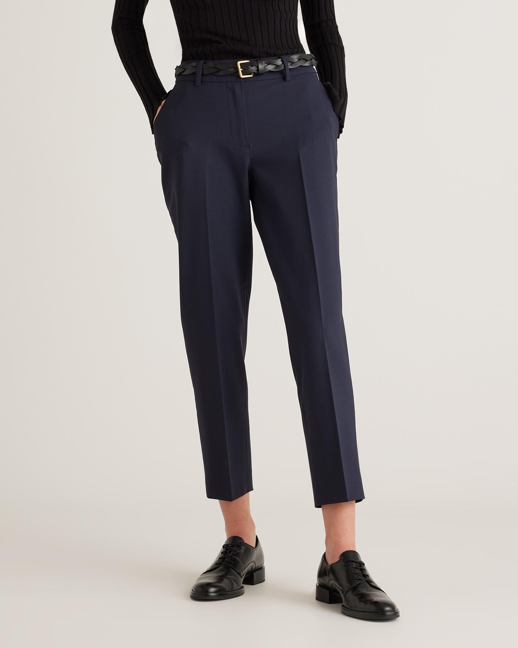 Quince | Women's Italian Wool Slim Leg Ankle Pants Product Image
