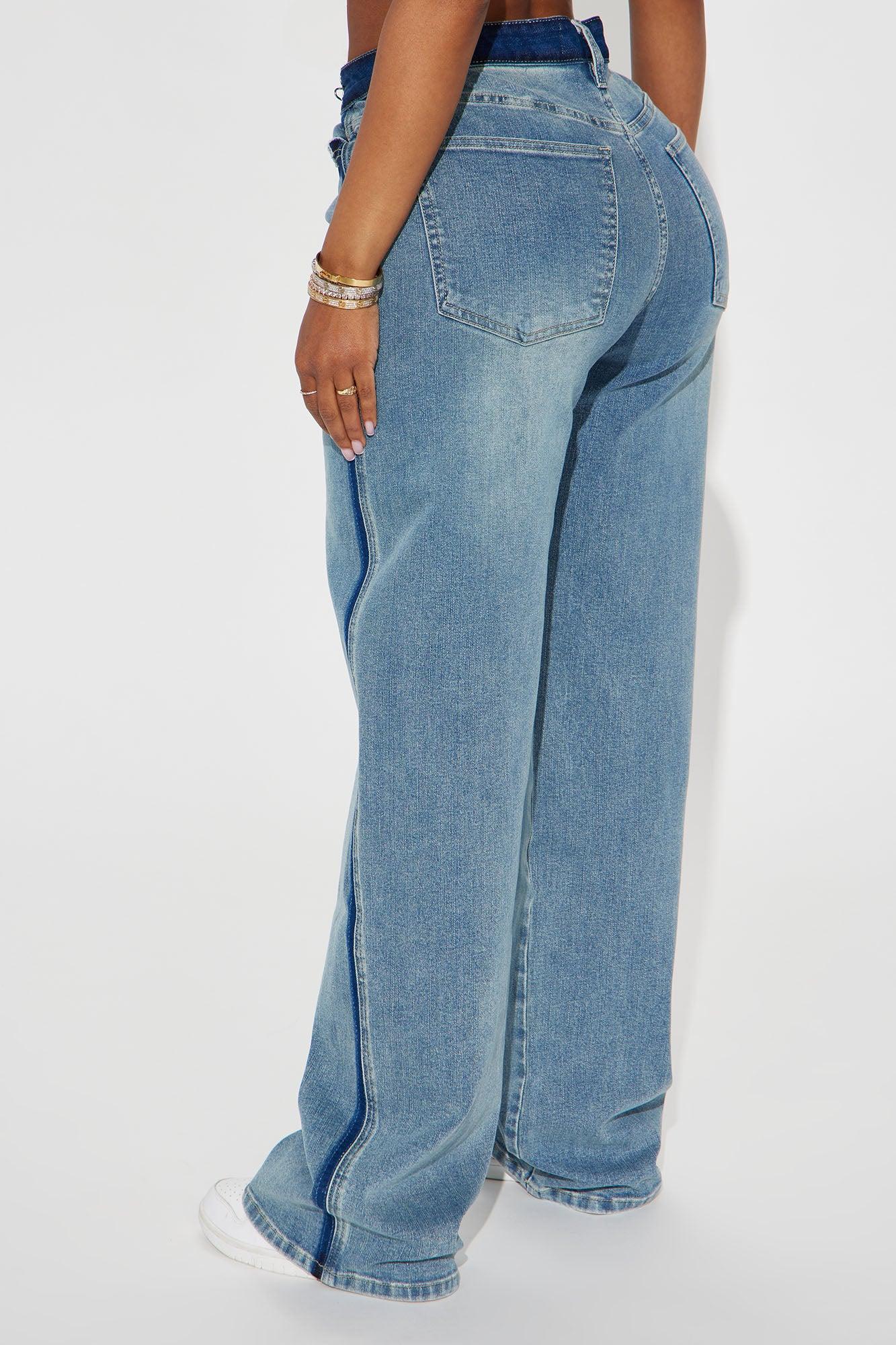 Play Your Games Stretch Baggy Jean - Light Wash Product Image