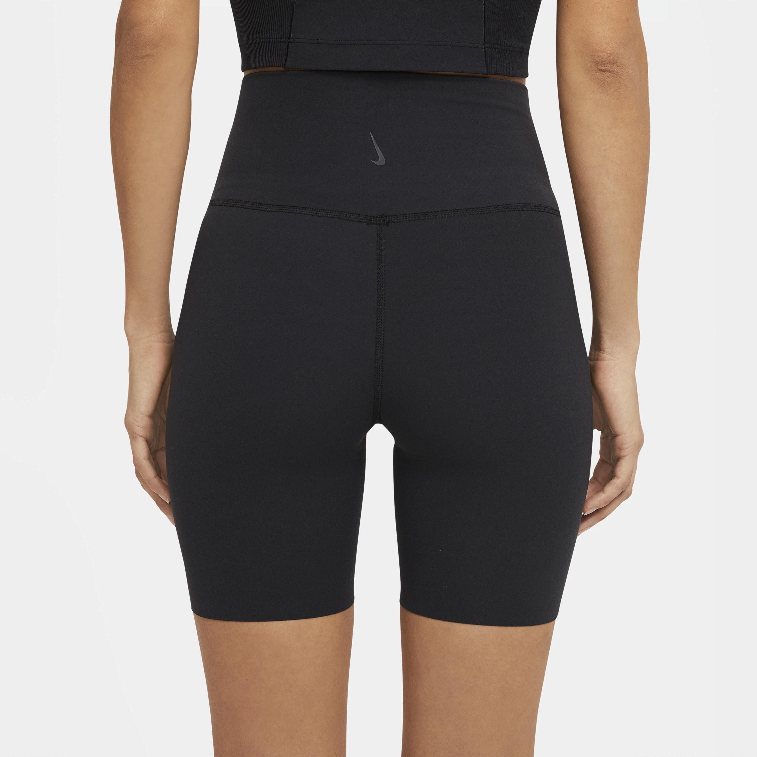 Womens Nike Yoga Luxe High-Waisted Shorts | CZ9194-010 Product Image