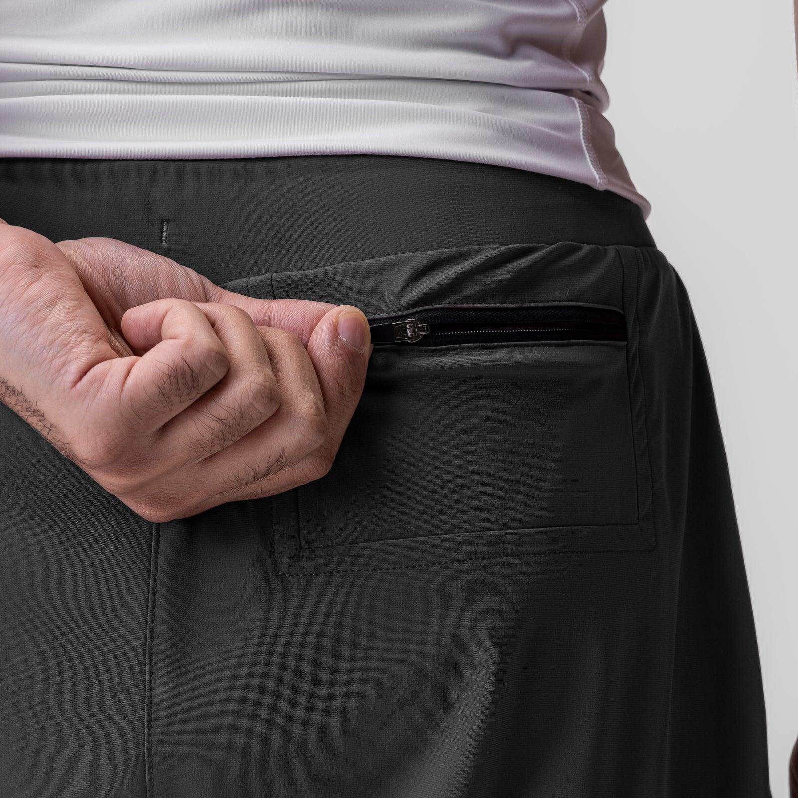 0865. Tetra-Lite® 5" Liner Short - Space Grey "Cyber"/White Male Product Image