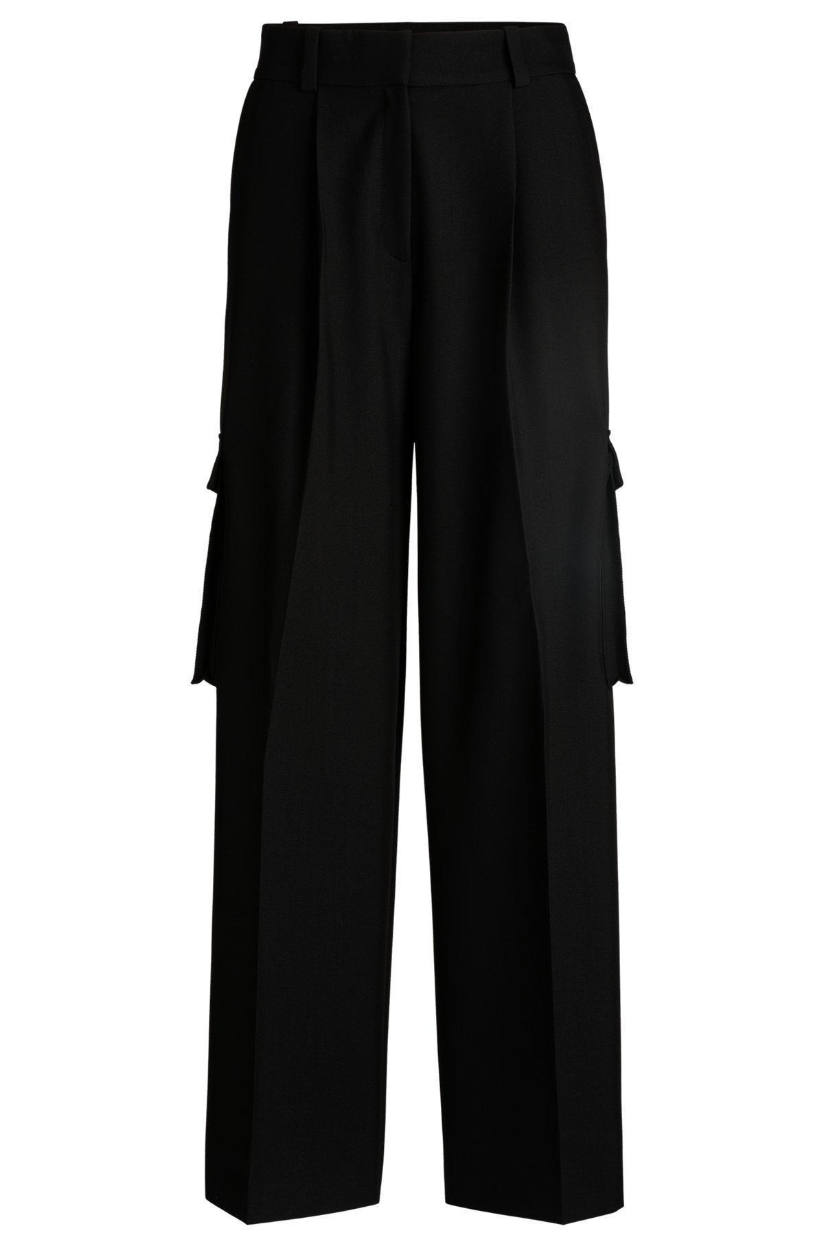 Regular-fit cargo trousers in stretch material Product Image