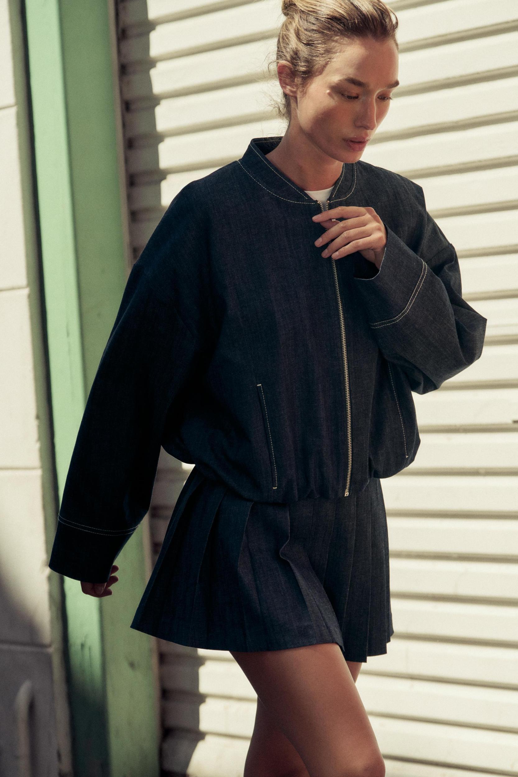 Z1975 BALLOON DENIM BOMBER JACKET Product Image