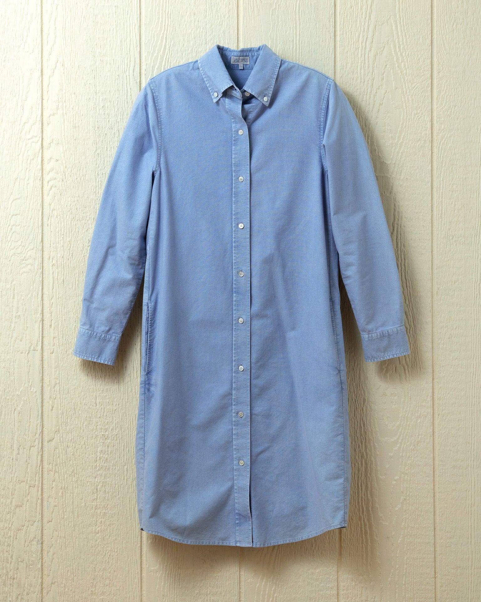 Garment Dyed Oxford Dress in Graphite Product Image