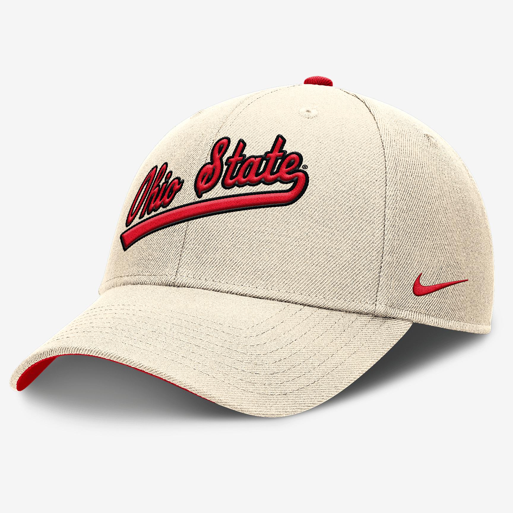 Ohio State Buckeyes Primetime Rise Men's Nike College Adjustable Hat Product Image