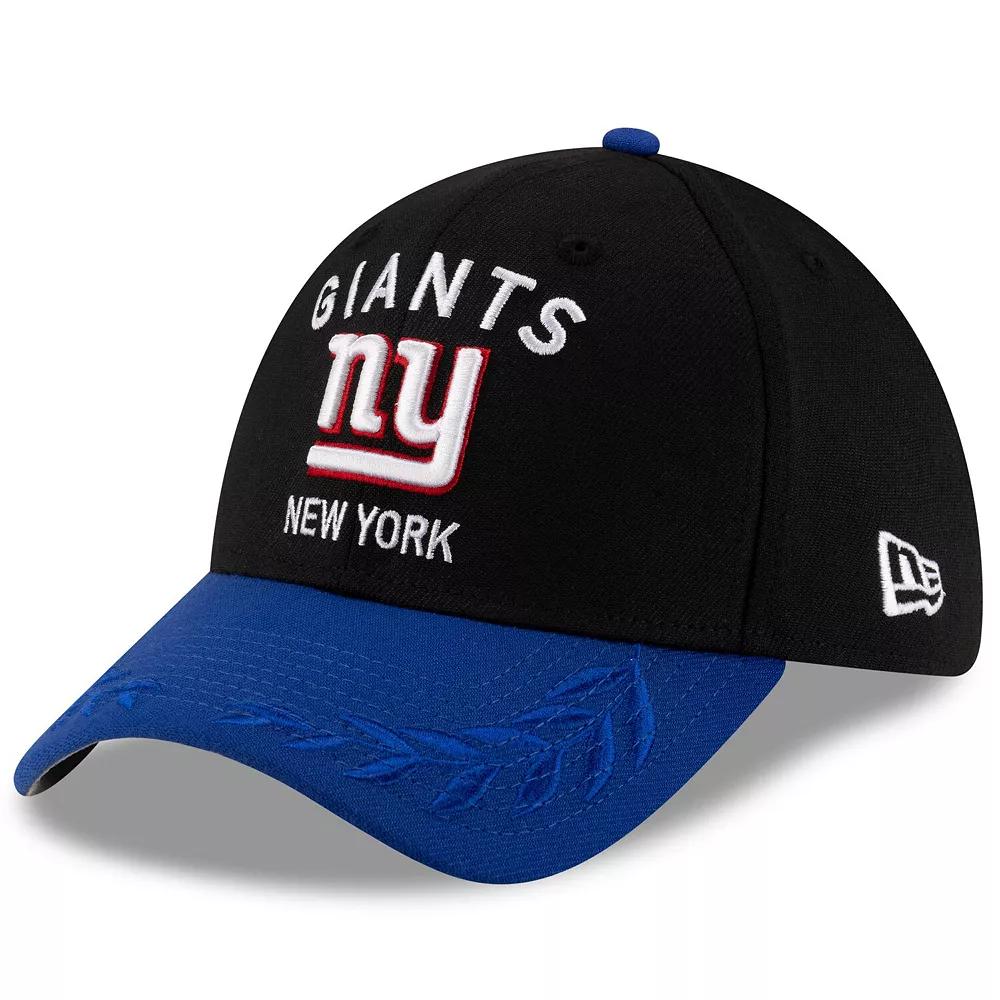 Men's New Era Black/Royal New York Giants 2025 NFL Draft 39THIRTY Flex Hat,  Product Image