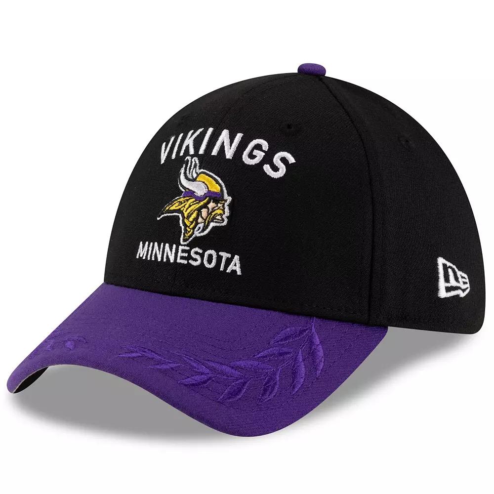 Men's New Era  Black/Purple Minnesota Vikings 2025 NFL Draft 39THIRTY Flex Hat, Size: Large/XL Product Image