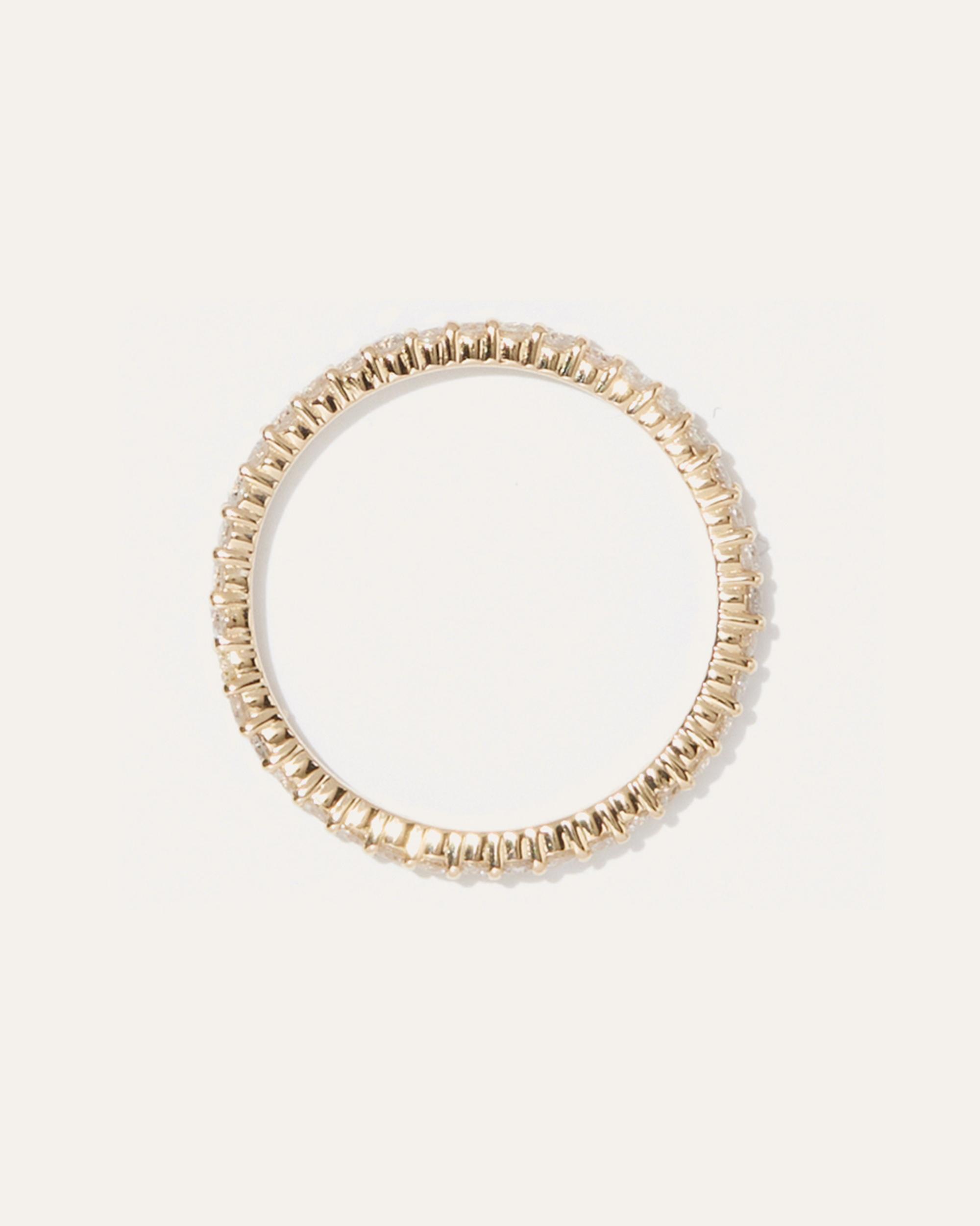 Quince | Women's Diamond Shared Prong Eternity Band Rings Product Image