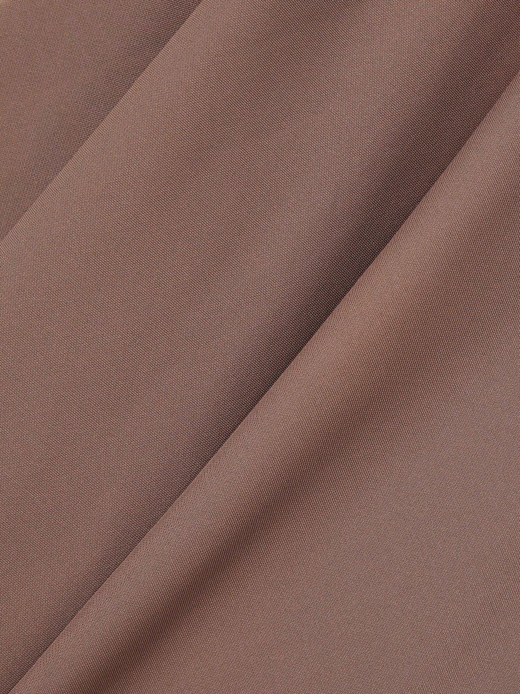 Draped Jersey Midi Dress in Mink Product Image