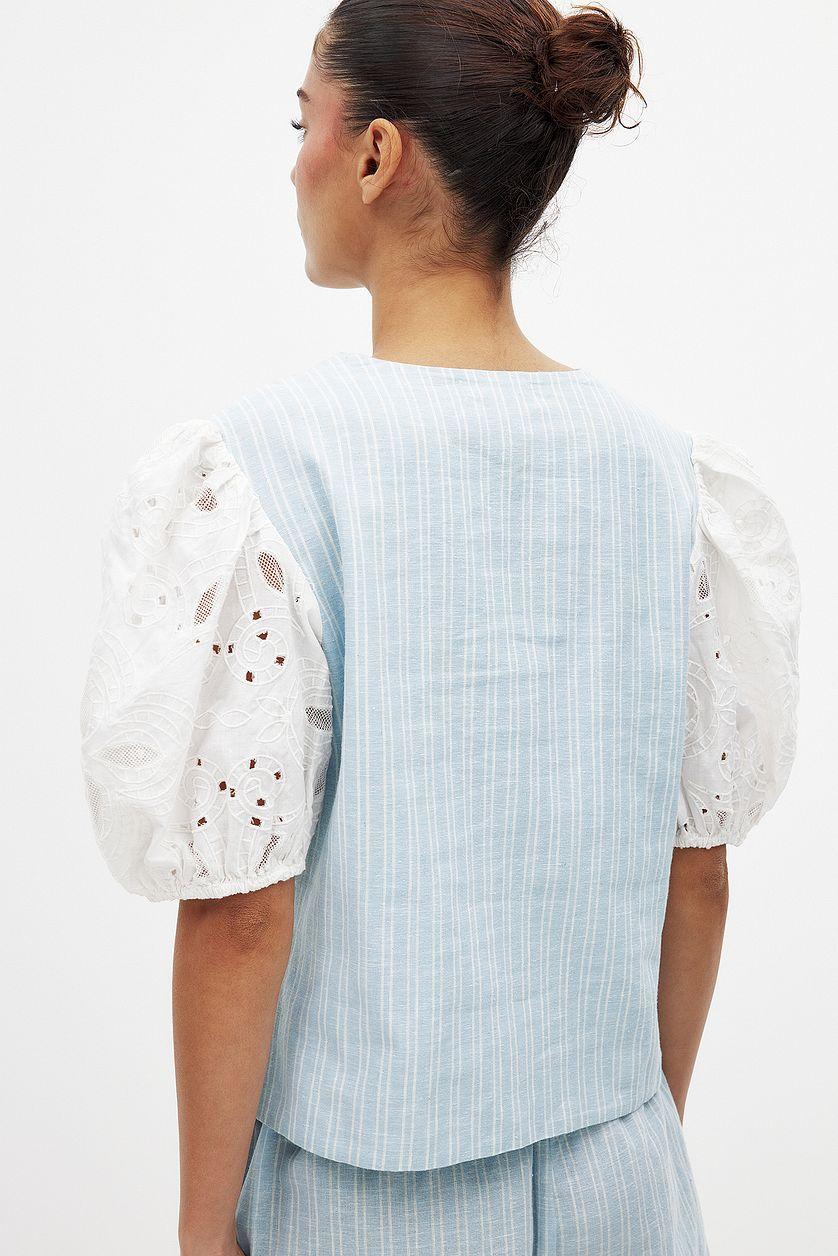 Anglaise Tie Detail Top Product Image