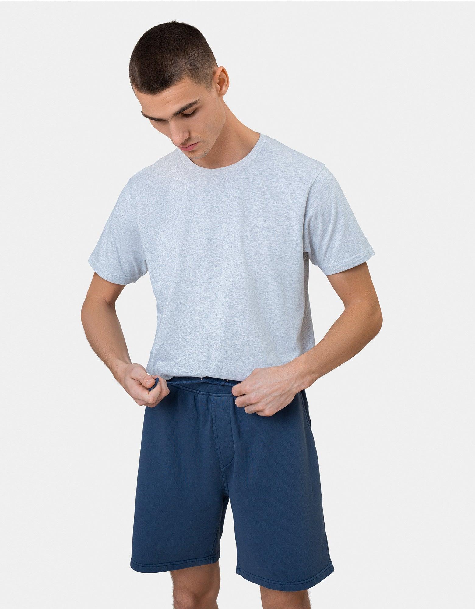 Classic Organic Sweatshorts - Heather Grey Product Image