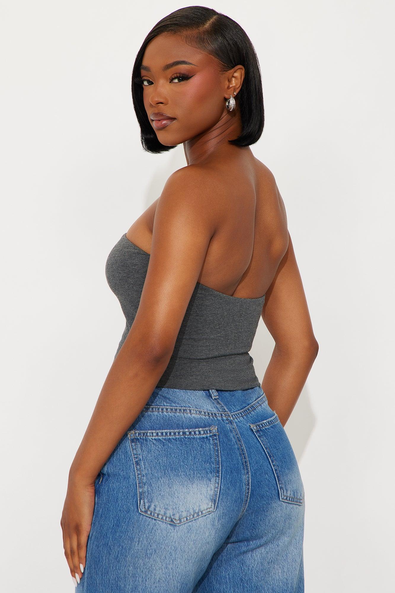 Essential Bandeau - Charcoal Female Product Image