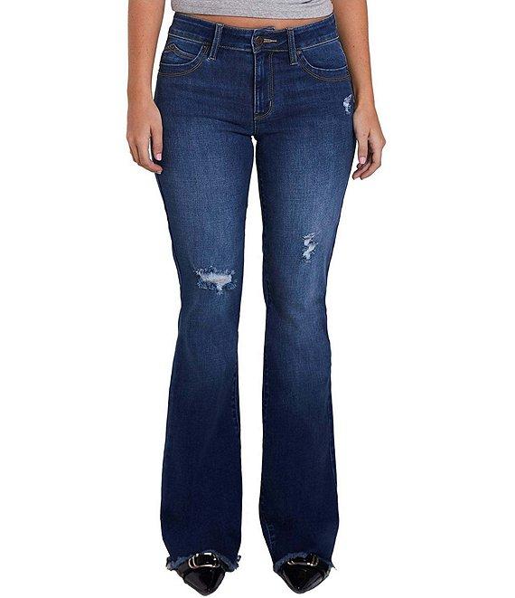 YMI Jeanswear Wanna Betta Butt High Rise Flare Jeans Product Image