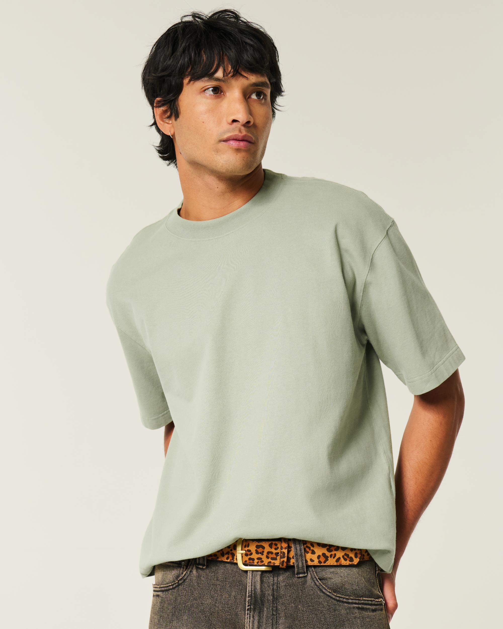 Boxy Heavyweight Crop Crew T-Shirt Product Image