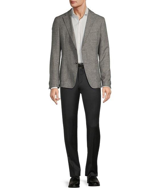 Hugo Boss Slim Fit Micro Pattern Wool Blend Sport Coat Product Image