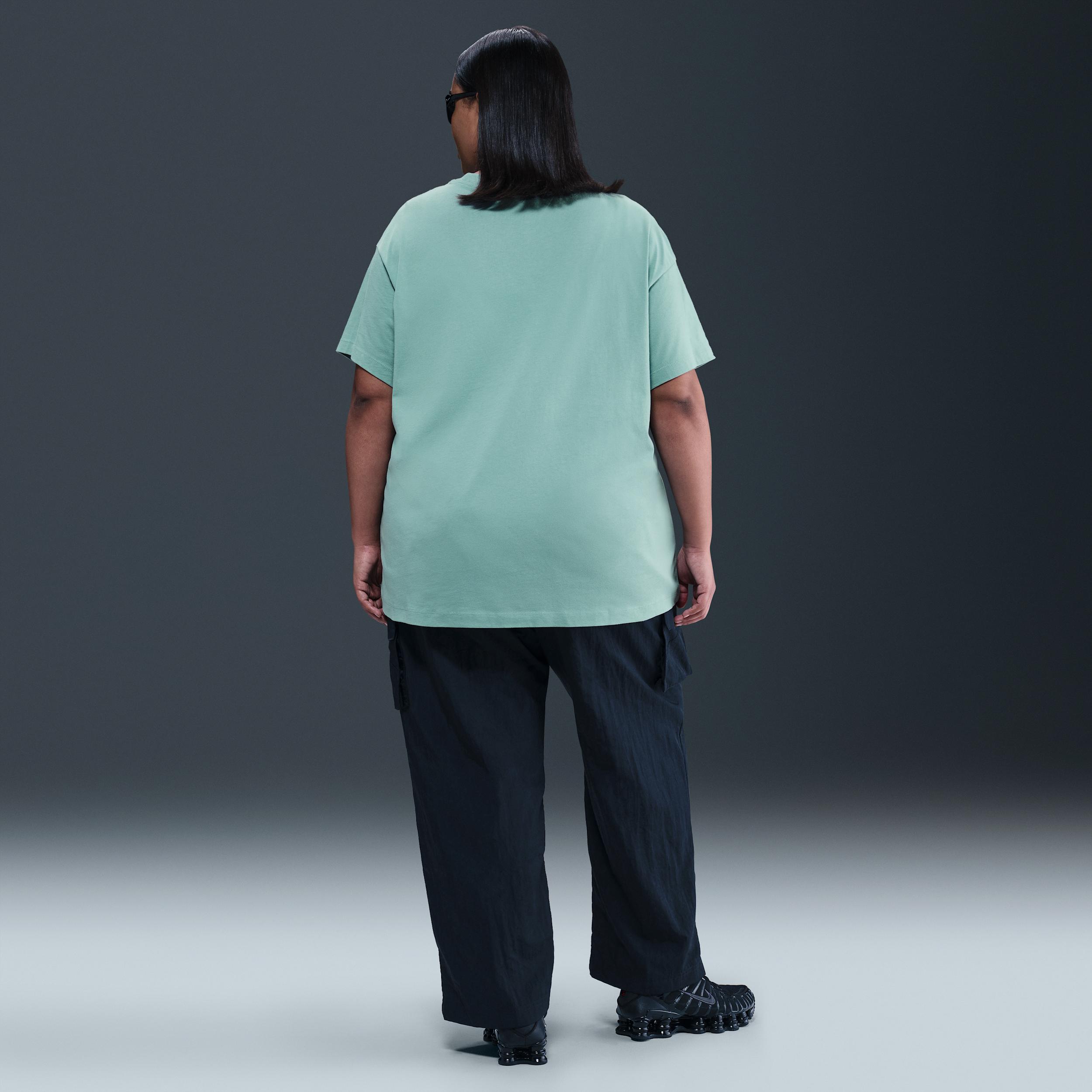 Womens Nike Sportswear Essential T-Shirt (Plus Size) | FJ2739-017 Product Image