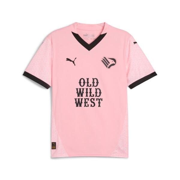 PUMA Palermo F.C. 24/25 Home Replica Men's Soccer Jersey in Team Light Pink/Black Product Image