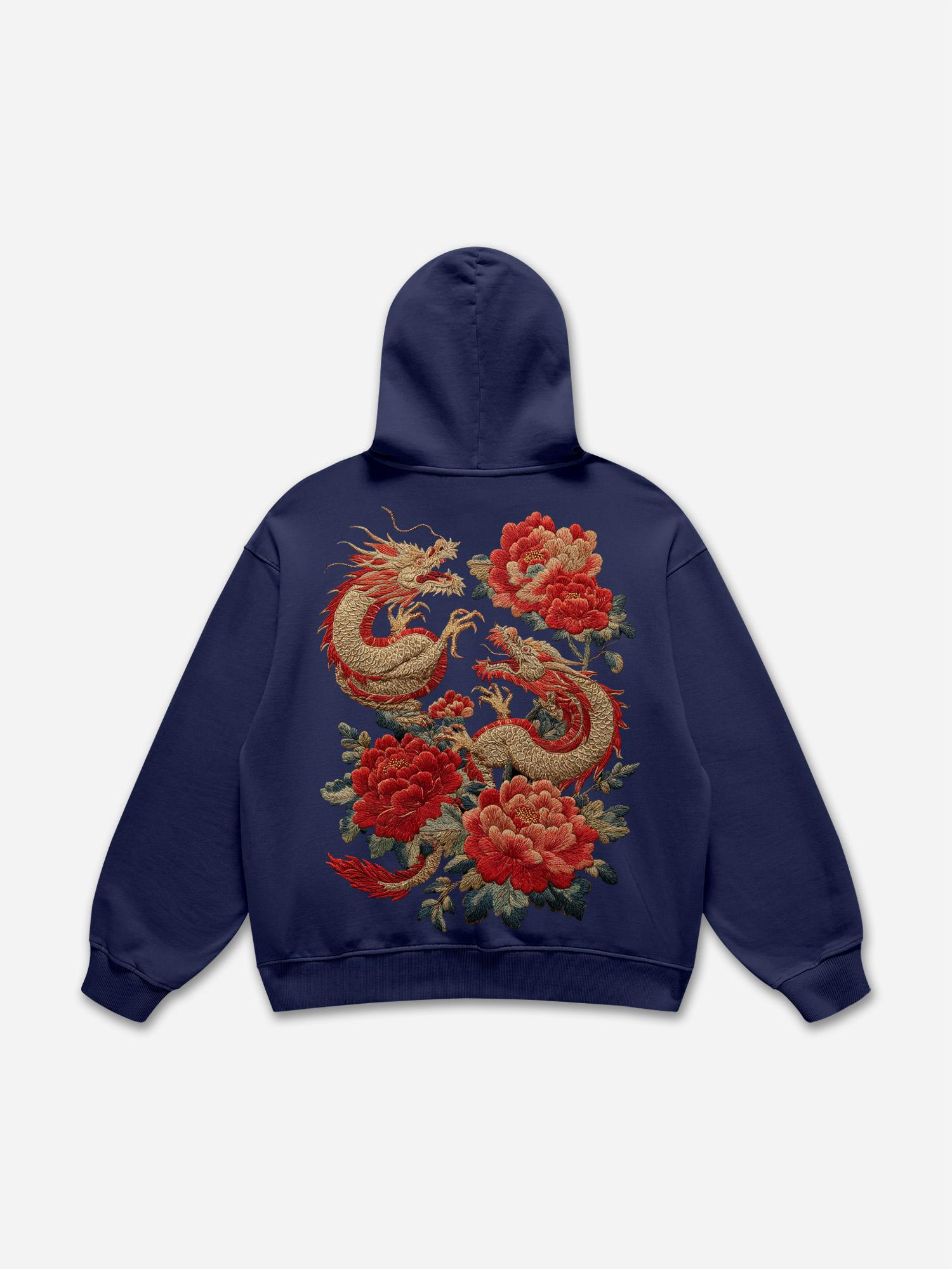 Everything Comes In Waves Graphic Oversized Hoodie Product Image