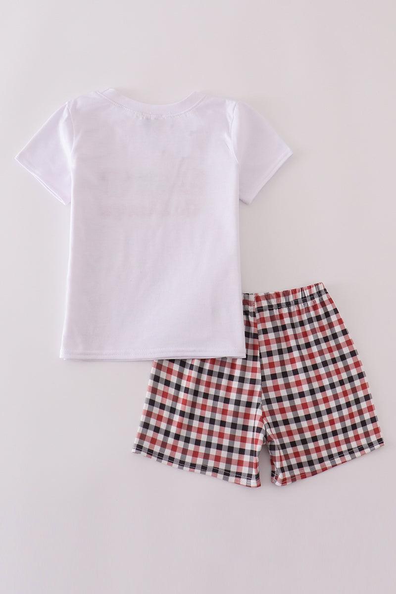 White Georgia go dawgs embroidery set Product Image