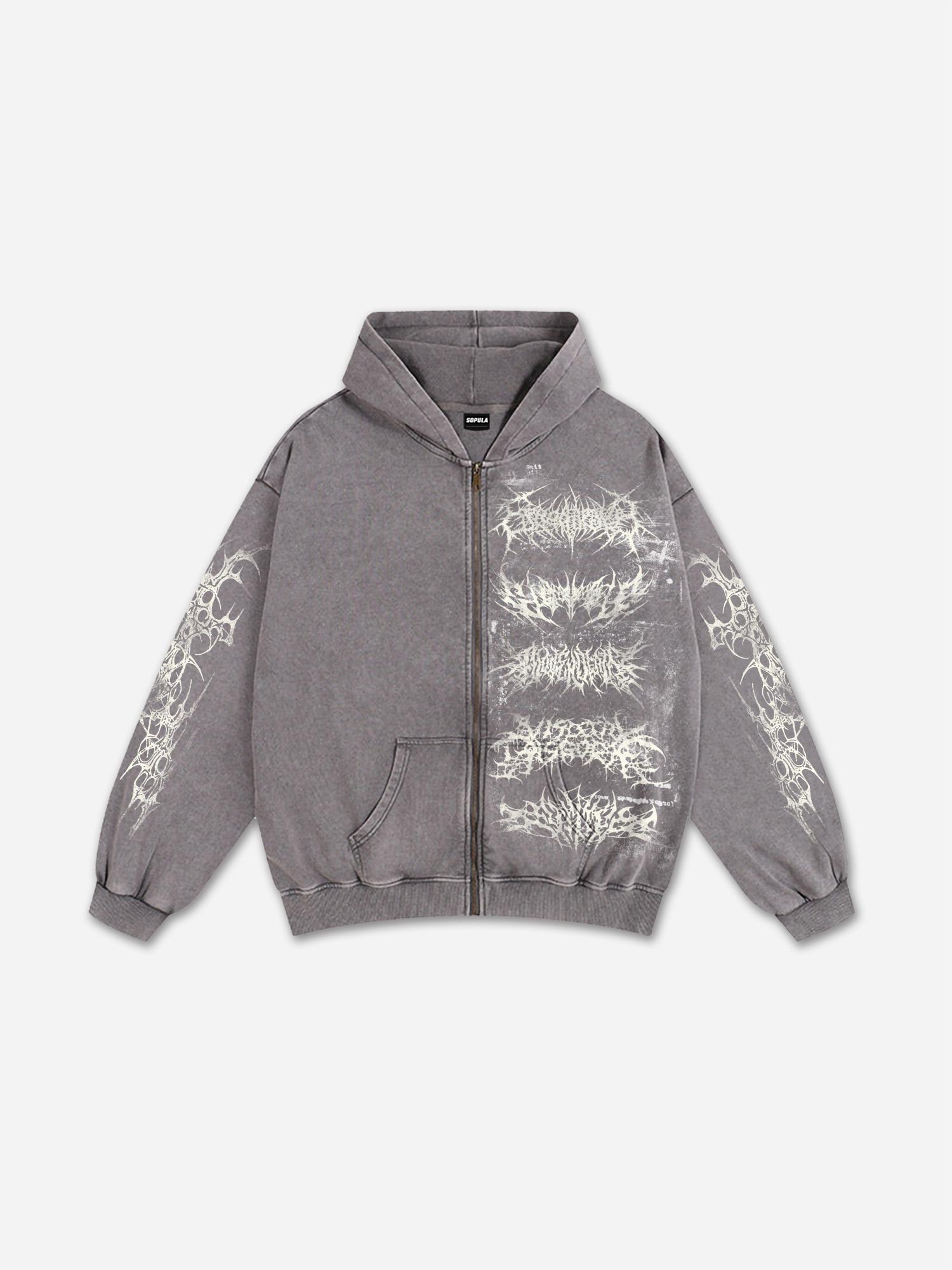 Men's Streetwear Denim Cross Embroidery Jeans Product Image