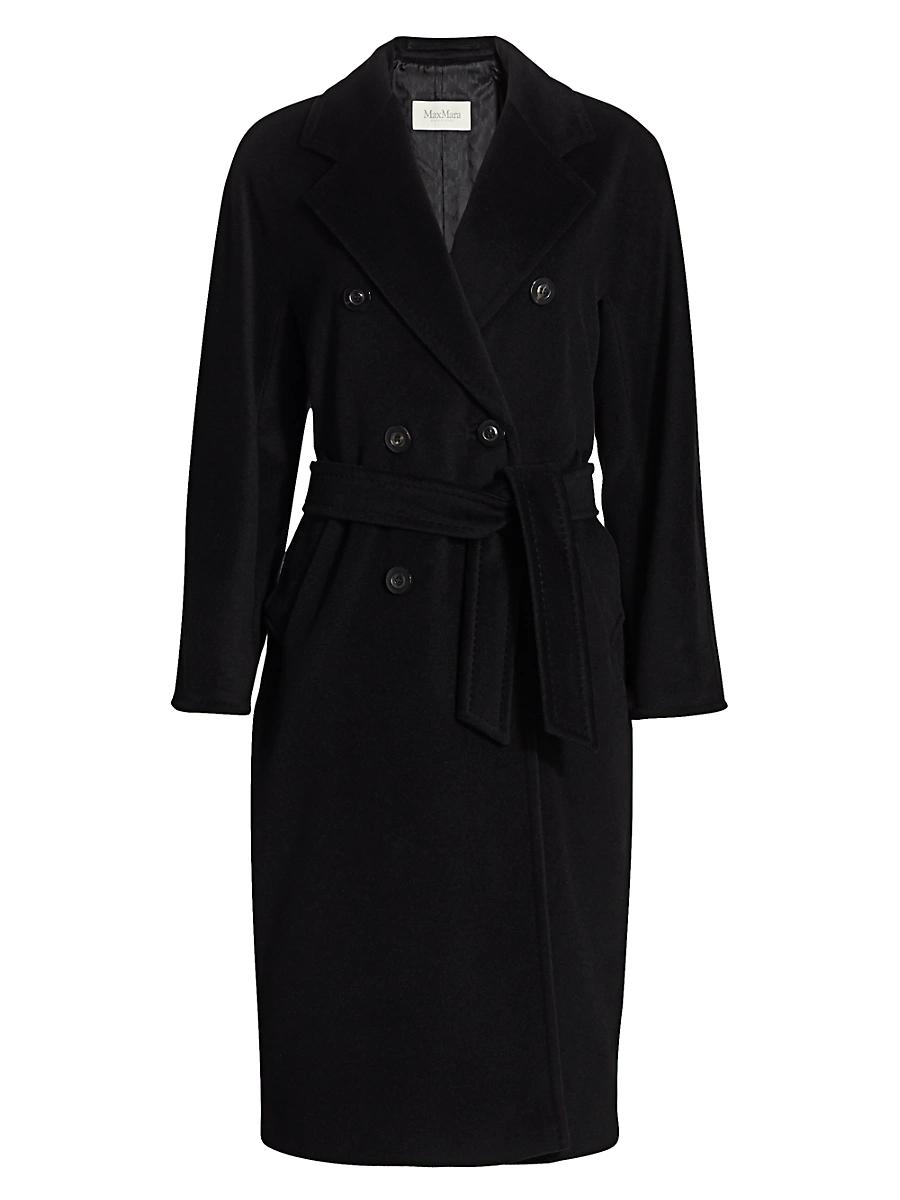 Wool-Cashmere Belted Madame Coat Product Image