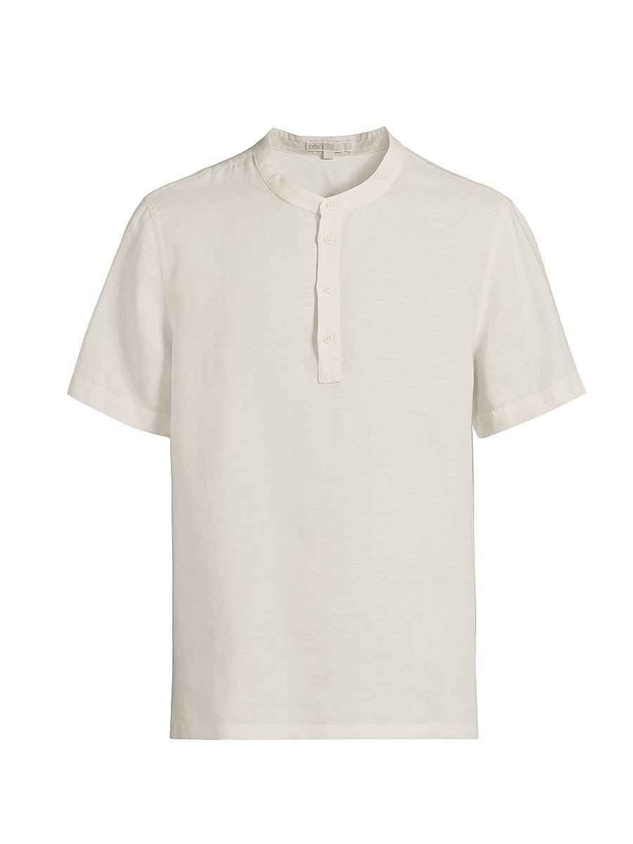 Mens Linen-Blend Home Henley Shirt Product Image