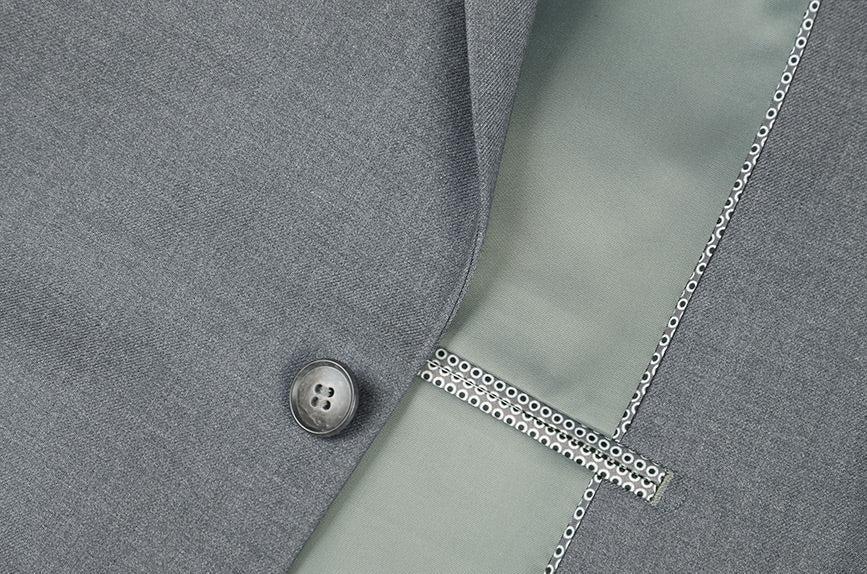 Performance Stretch Suit 2 Piece Slim Fit in Gray Product Image