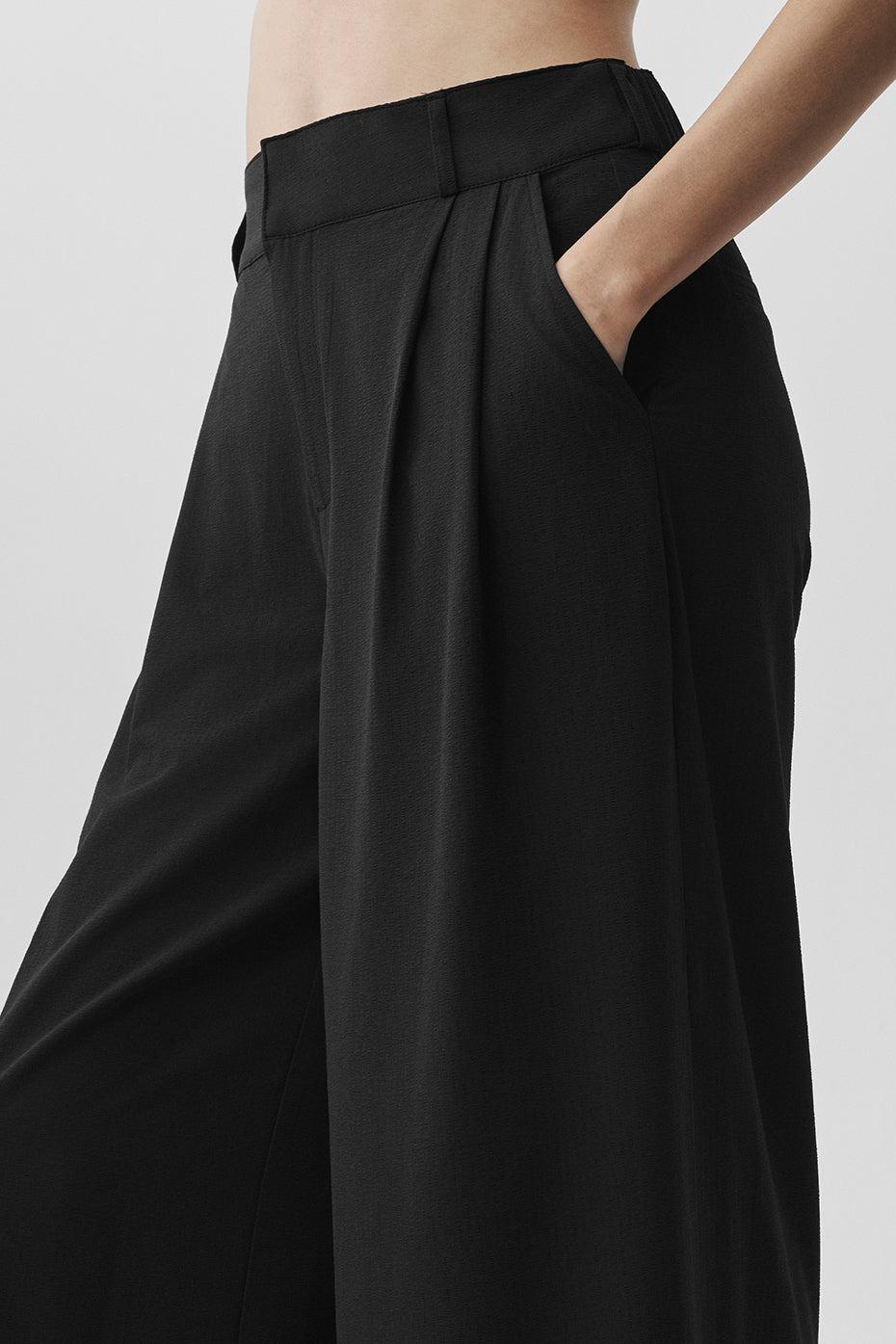 High-Waist Dreamscape Trouser (Regular) - Black Product Image