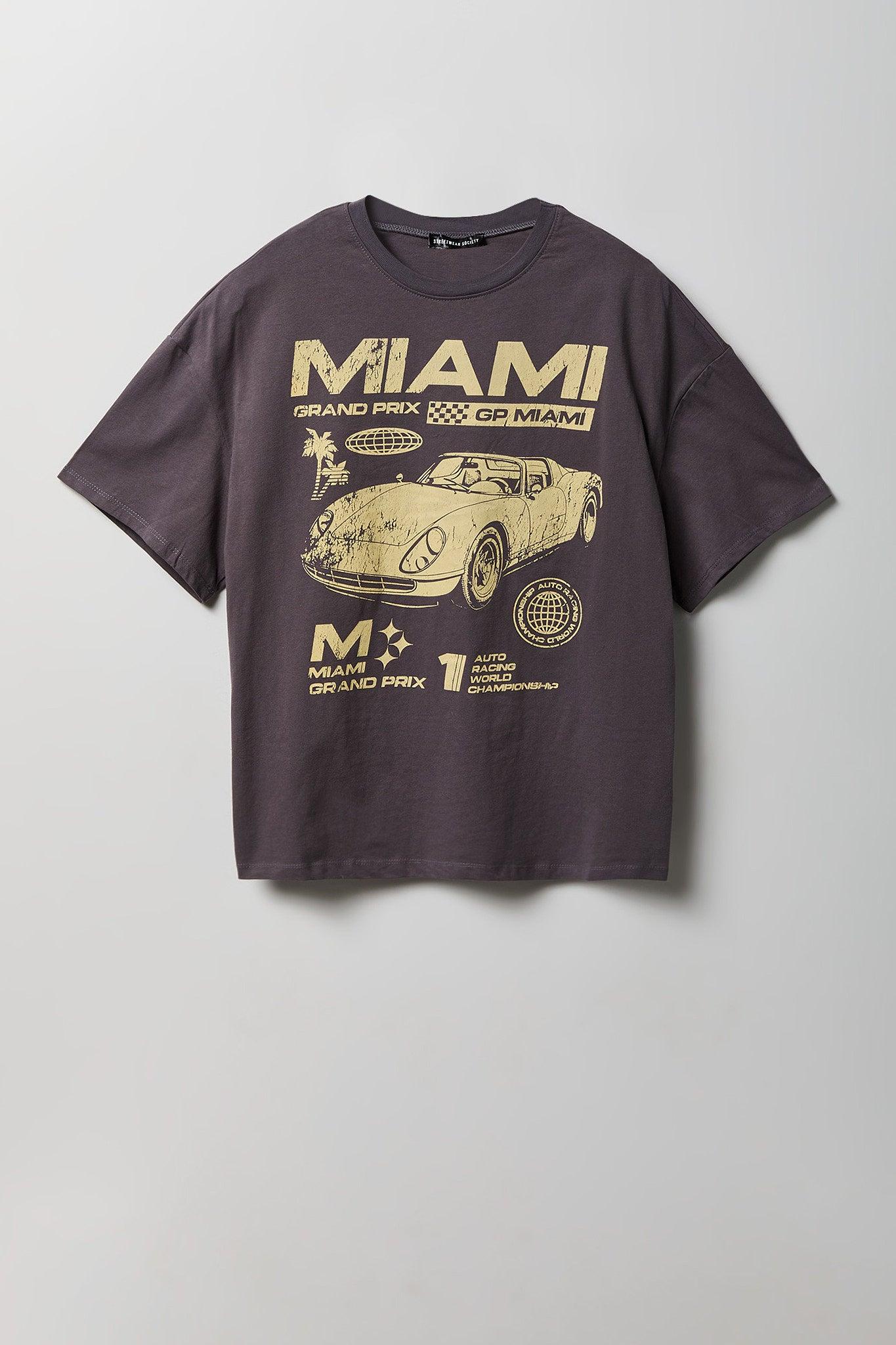 Luxe Heavy Cotton Graphic Oversized T-Shirt Female Product Image