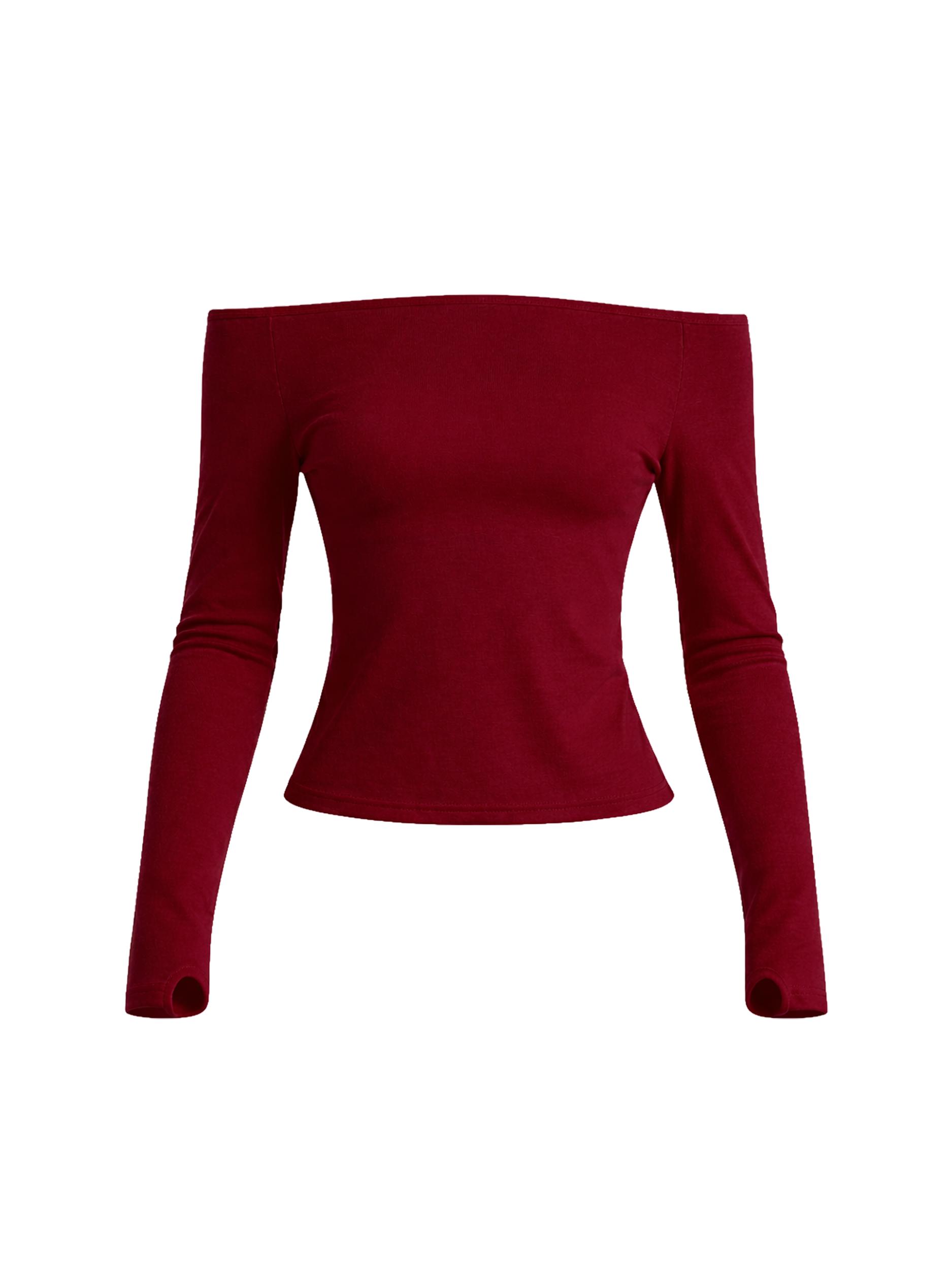 Cover-Up Off the Shoulder Long Sleeve Product Image