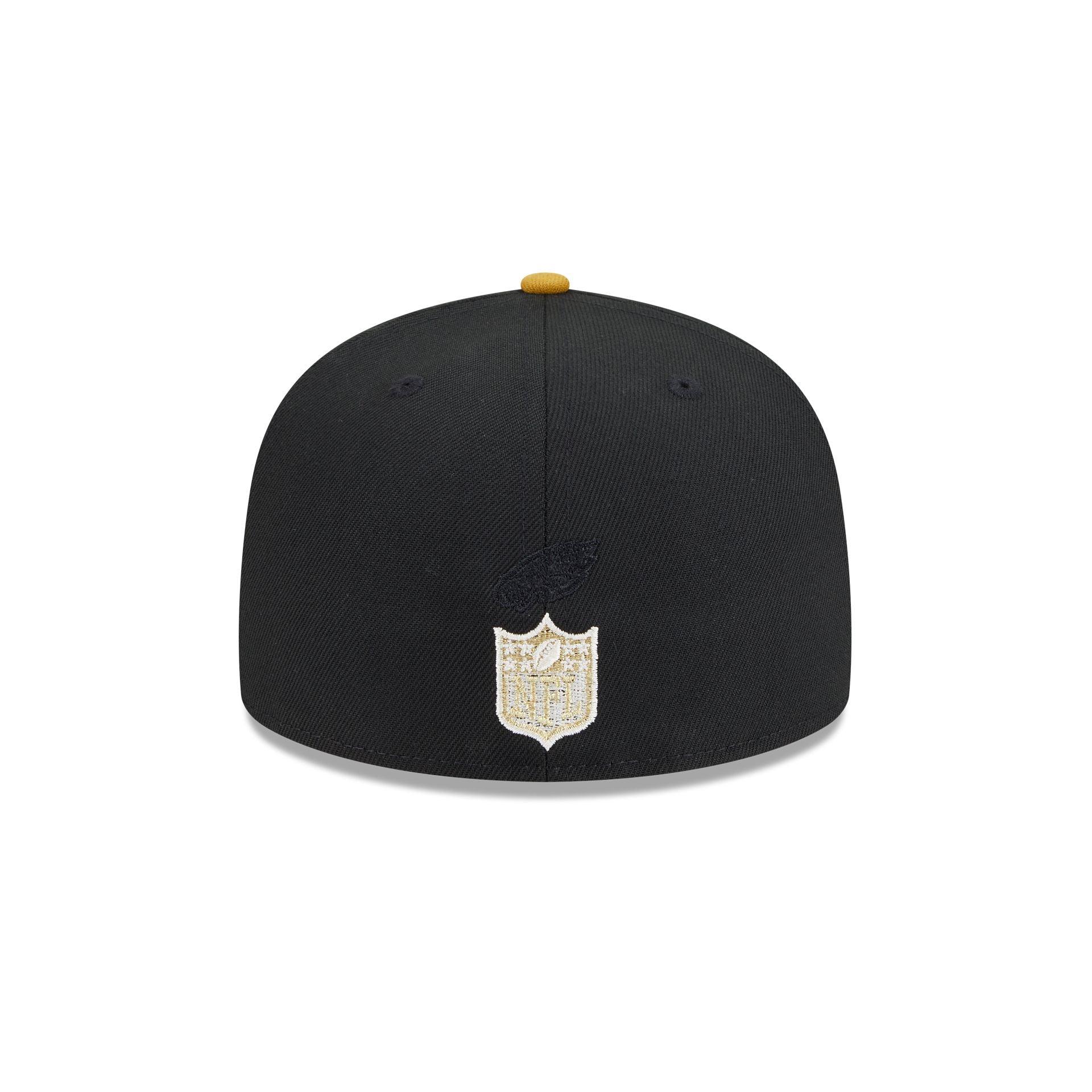 Philadelphia Eagles Metallic Gold Logo 59FIFTY Fitted Hat Male Product Image