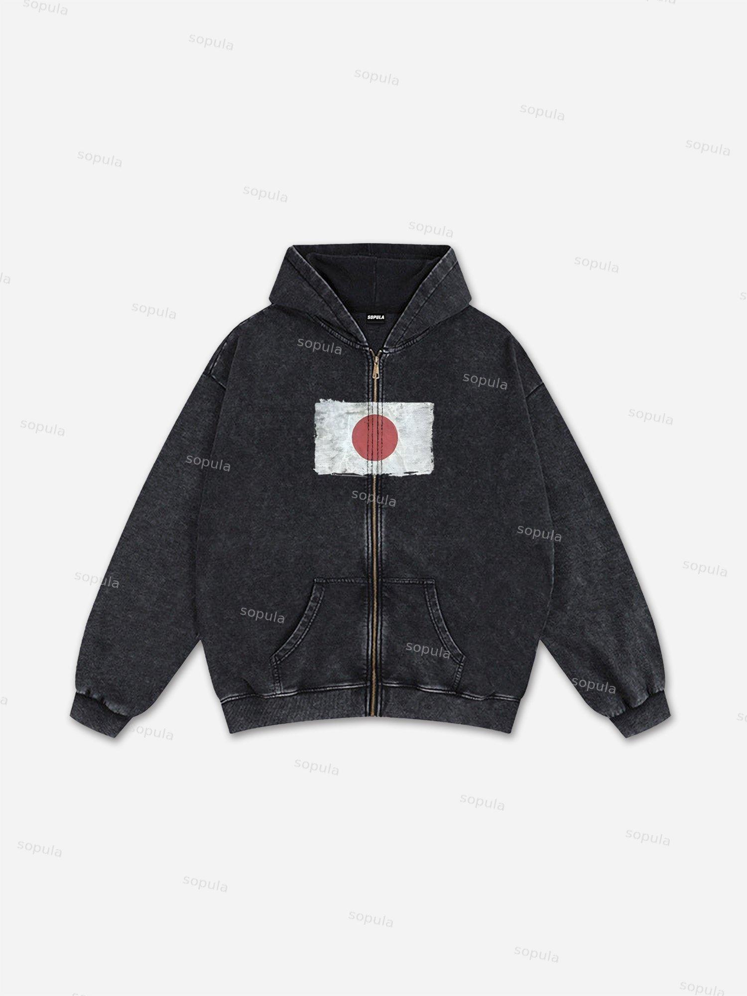 Classic Cross Graphic Oversized Hoodie Product Image