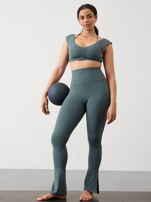 Elation Ultra High Rise Split Slim Flare Pant Product Image