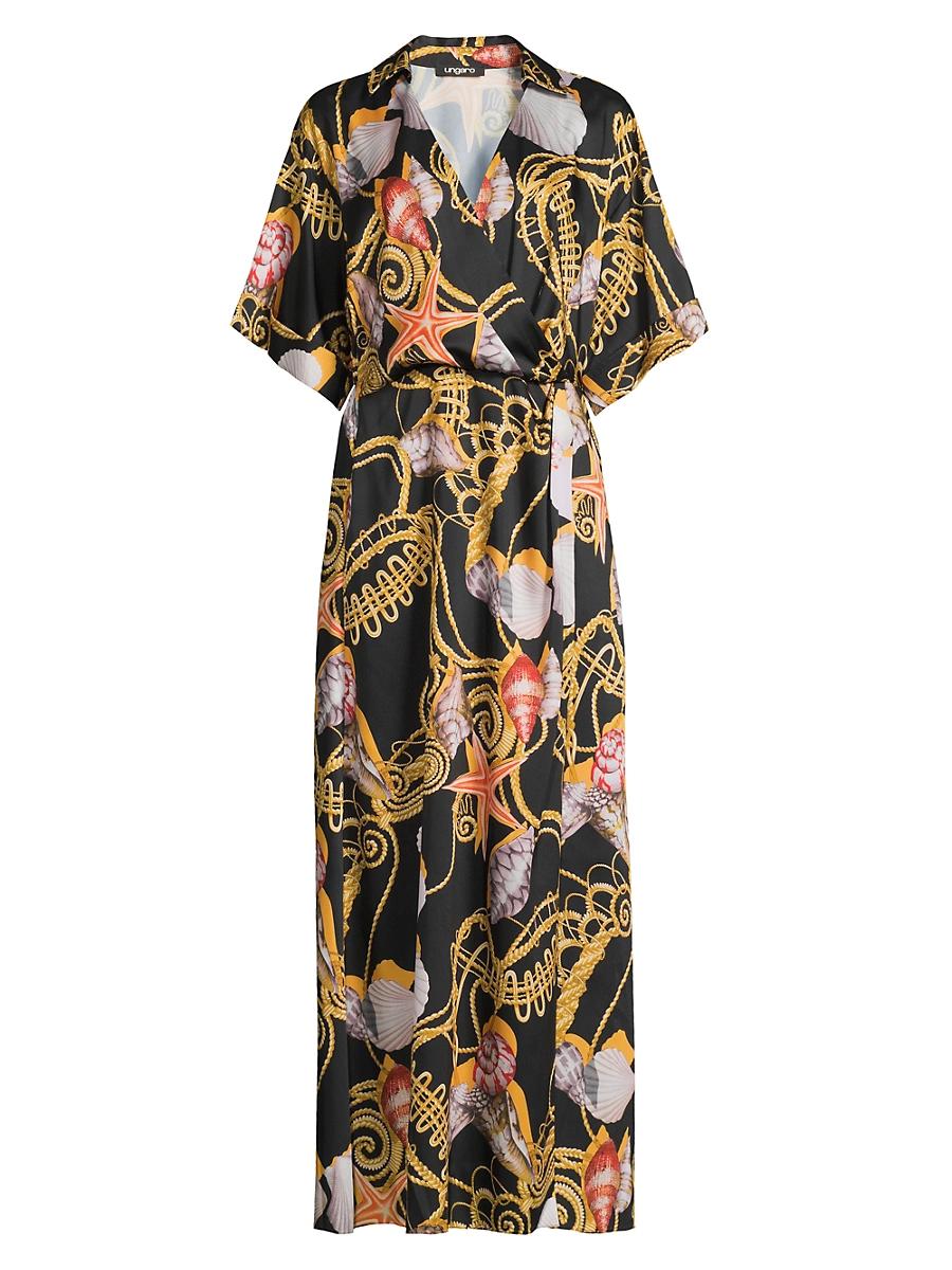 Womens Winny Seashell Wrap Maxi Dress Product Image