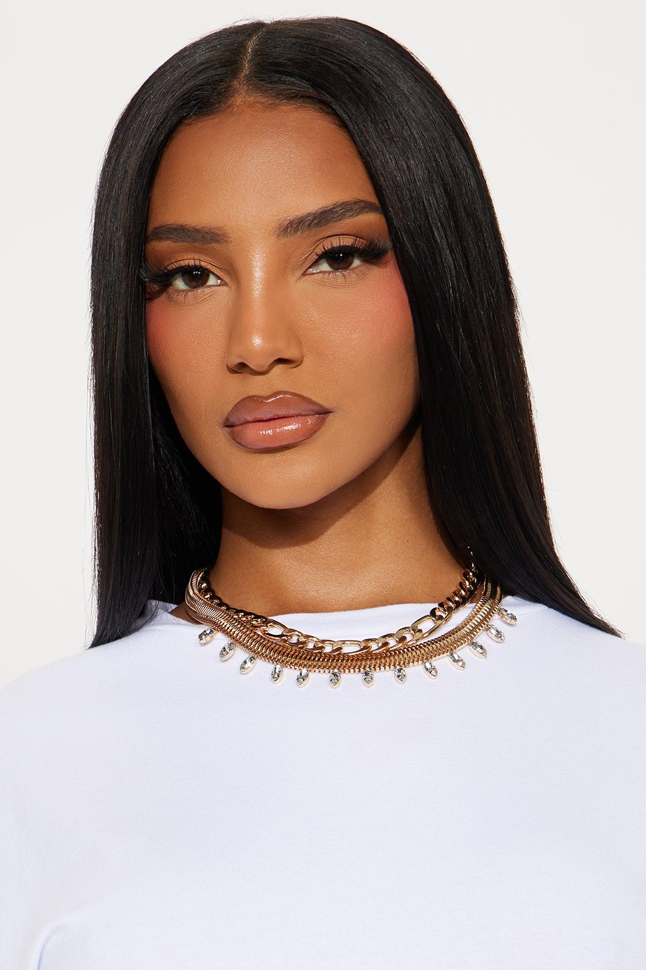 Searching For You Layered Necklace - Gold Female Product Image