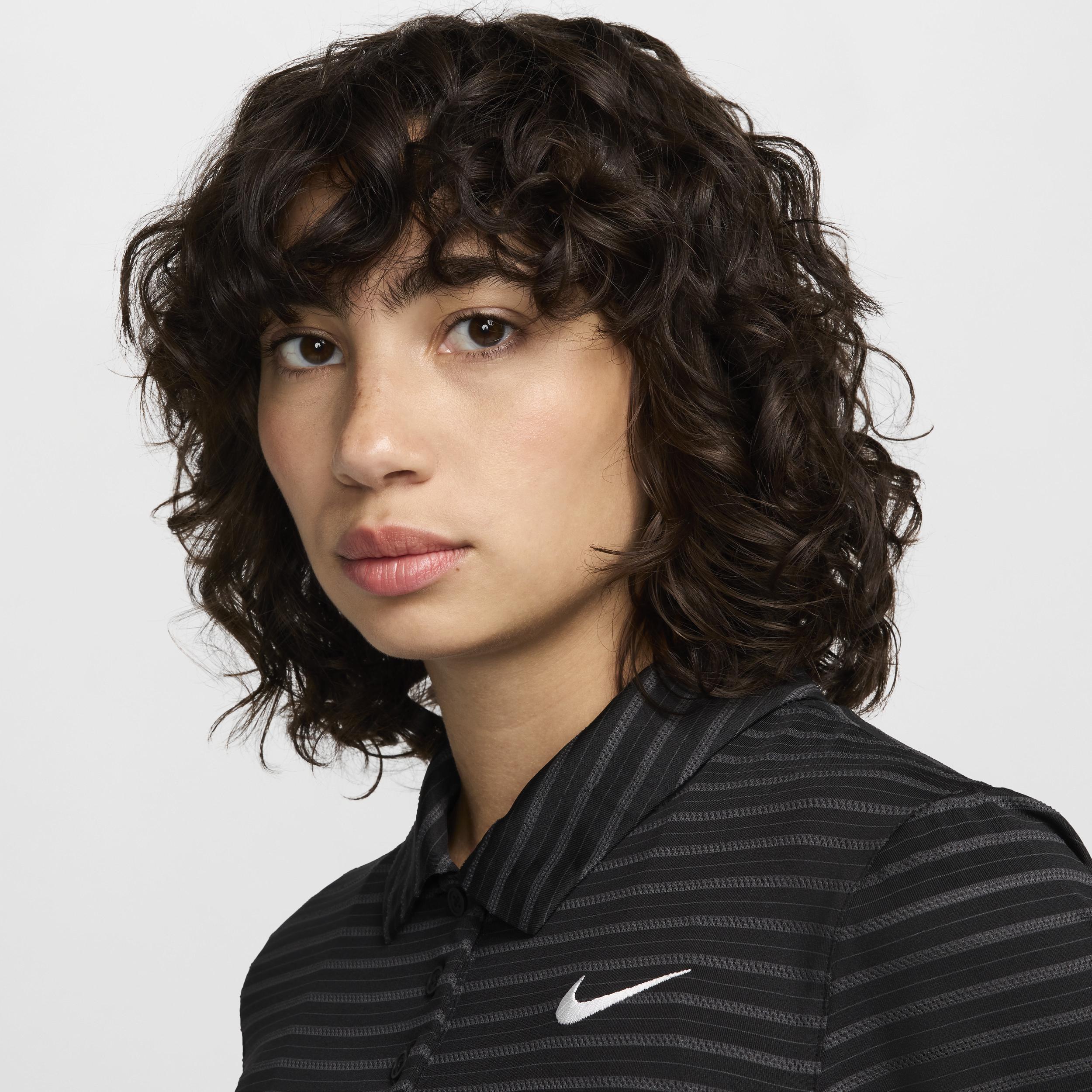 Nike Women's Victory Dri-FIT Short-Sleeve Striped Golf Polo Product Image