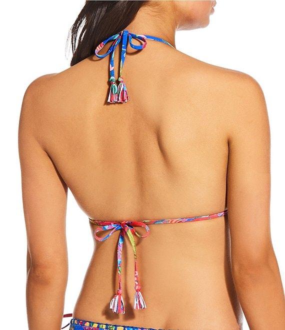 JOHNNY WAS Rumba Mix Tie Side Crochet Detail Hipster Swim Bottom Product Image