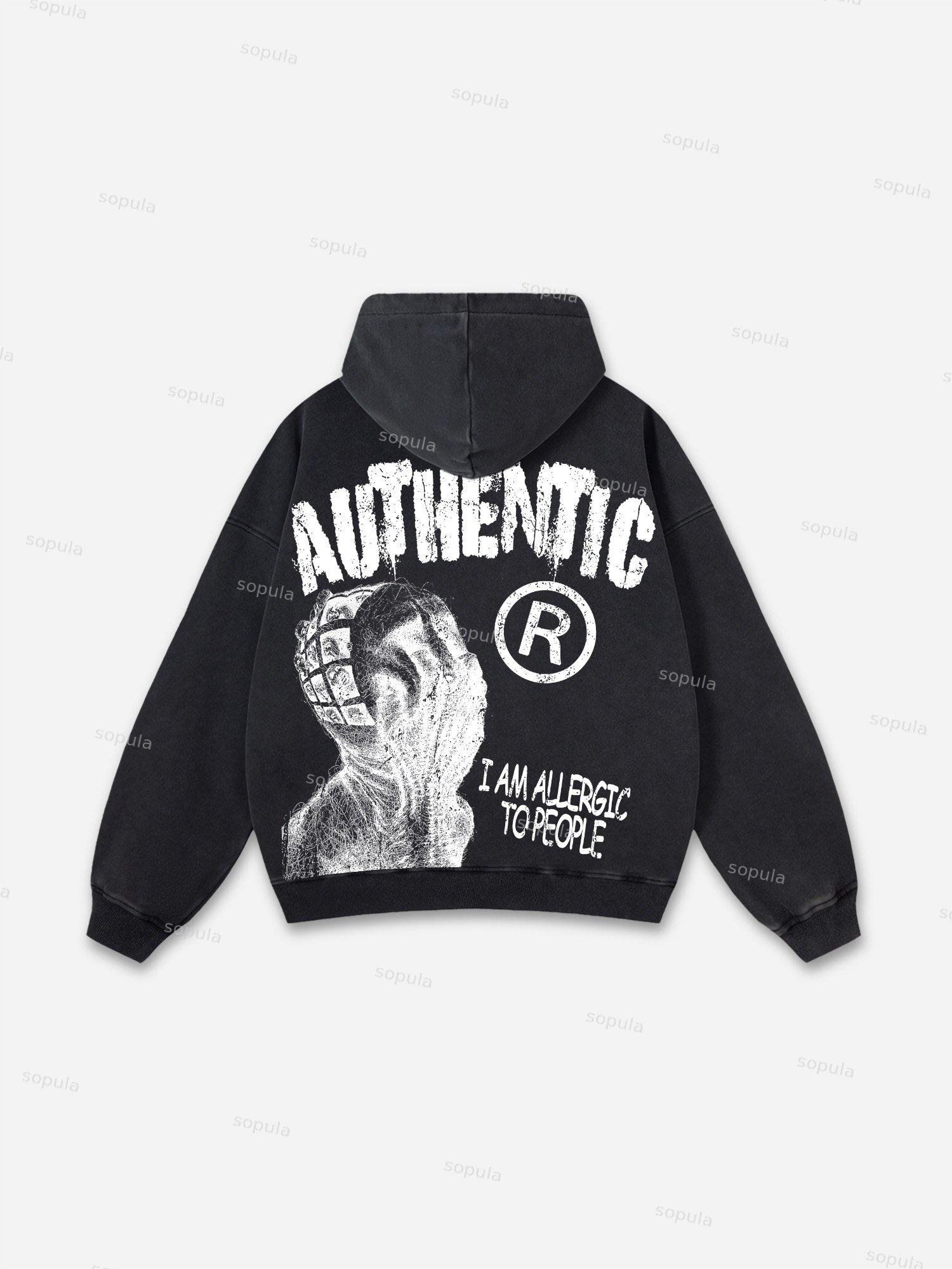 Affliction Sketch Skull Vintage Graphic Cotton T-shirt Product Image