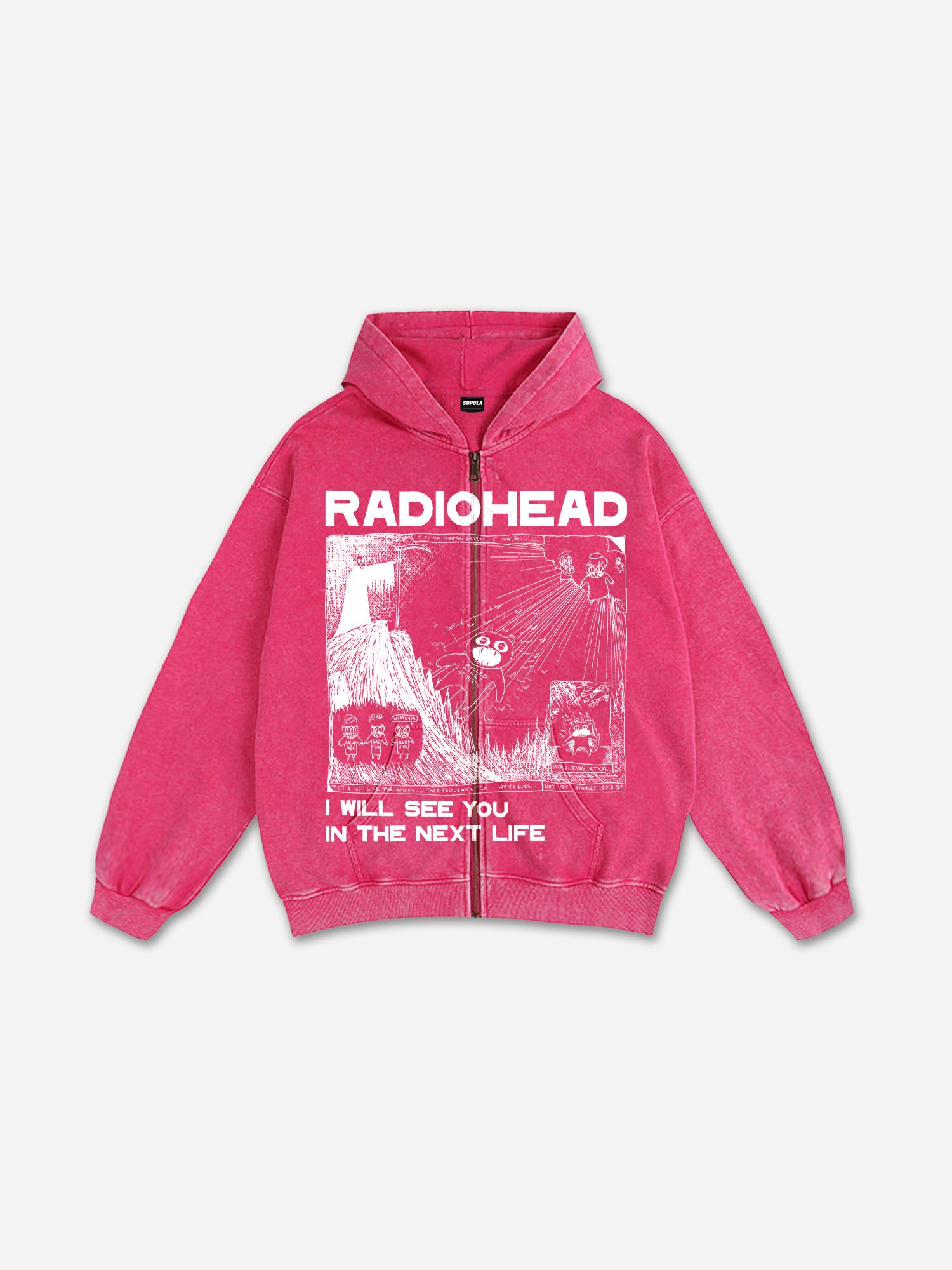 Sopula Richer Than My Opps Graphics Cropped Hoodie Product Image