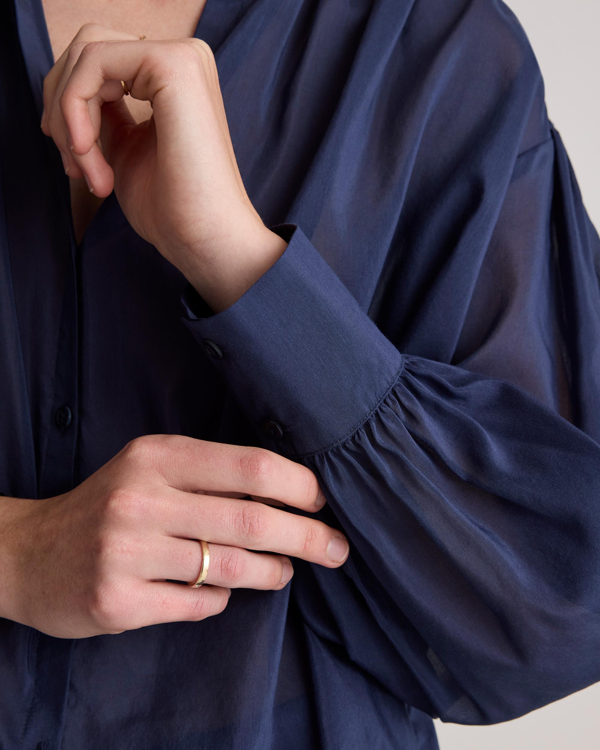 Quince | Women's Cotton-Silk Voile Blouson Blouse Size XS Product Image